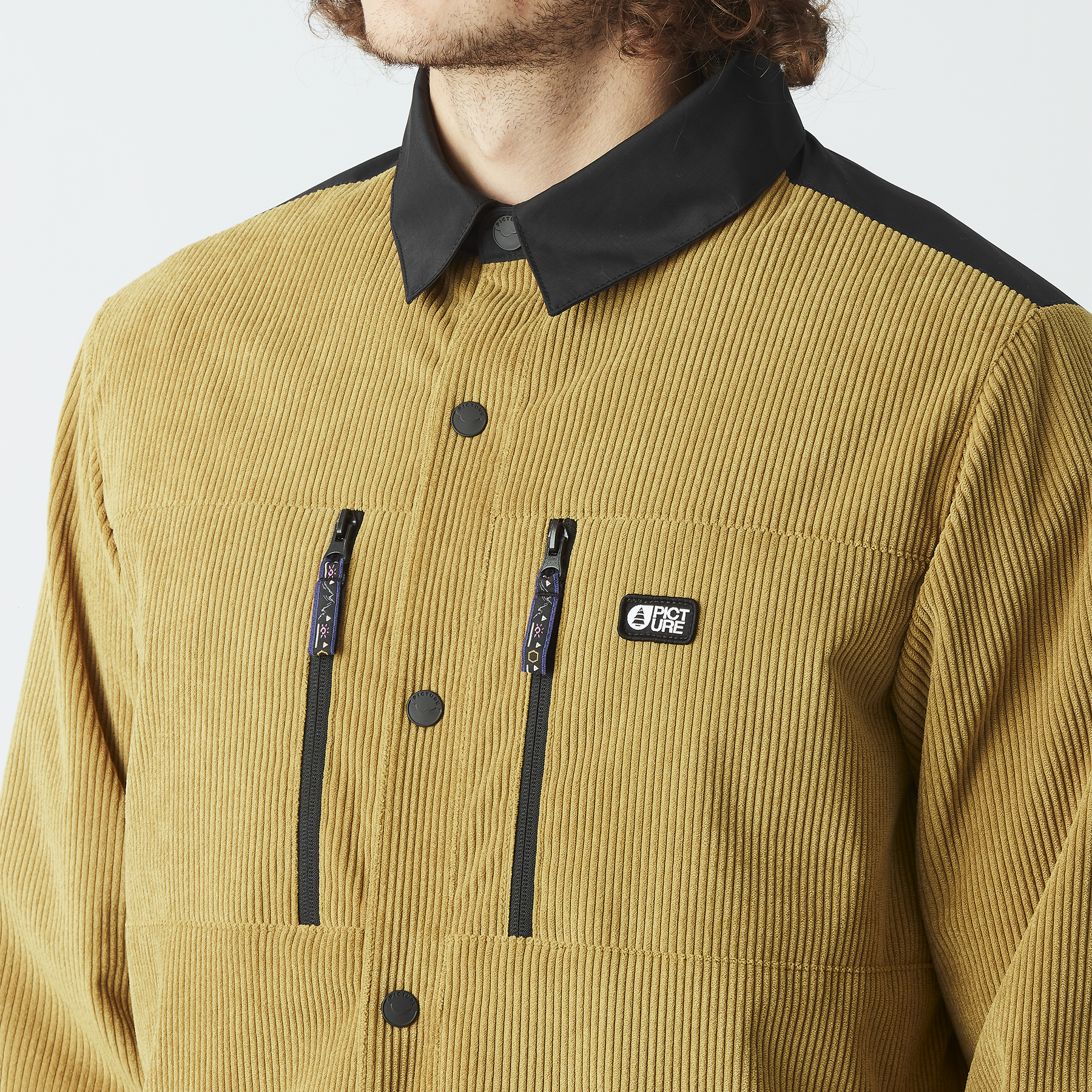 BMDJI CORD TECH JKT __color:Bronze_Brown#3
