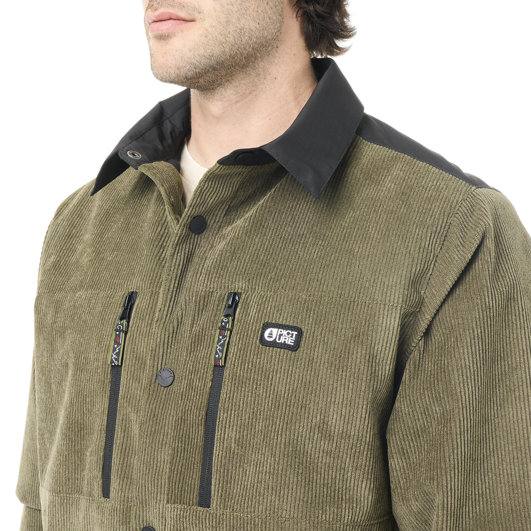 BMDJI CORD TECH JKT __color:Grape_Leaf#20