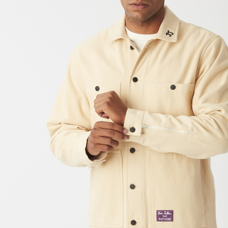 JEAN JULLIEN SHIRT JKT __color:Wood_Ash#2