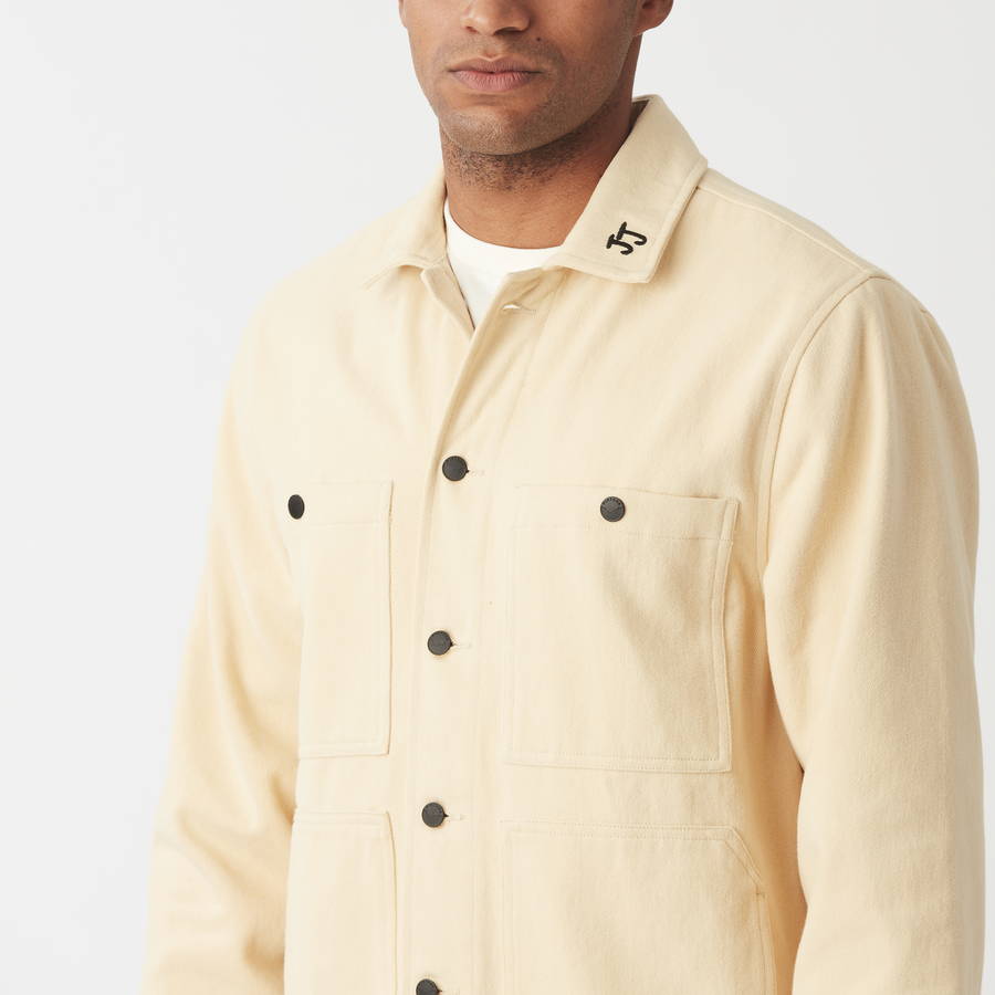 JEAN JULLIEN SHIRT JKT __color:Wood_Ash#4