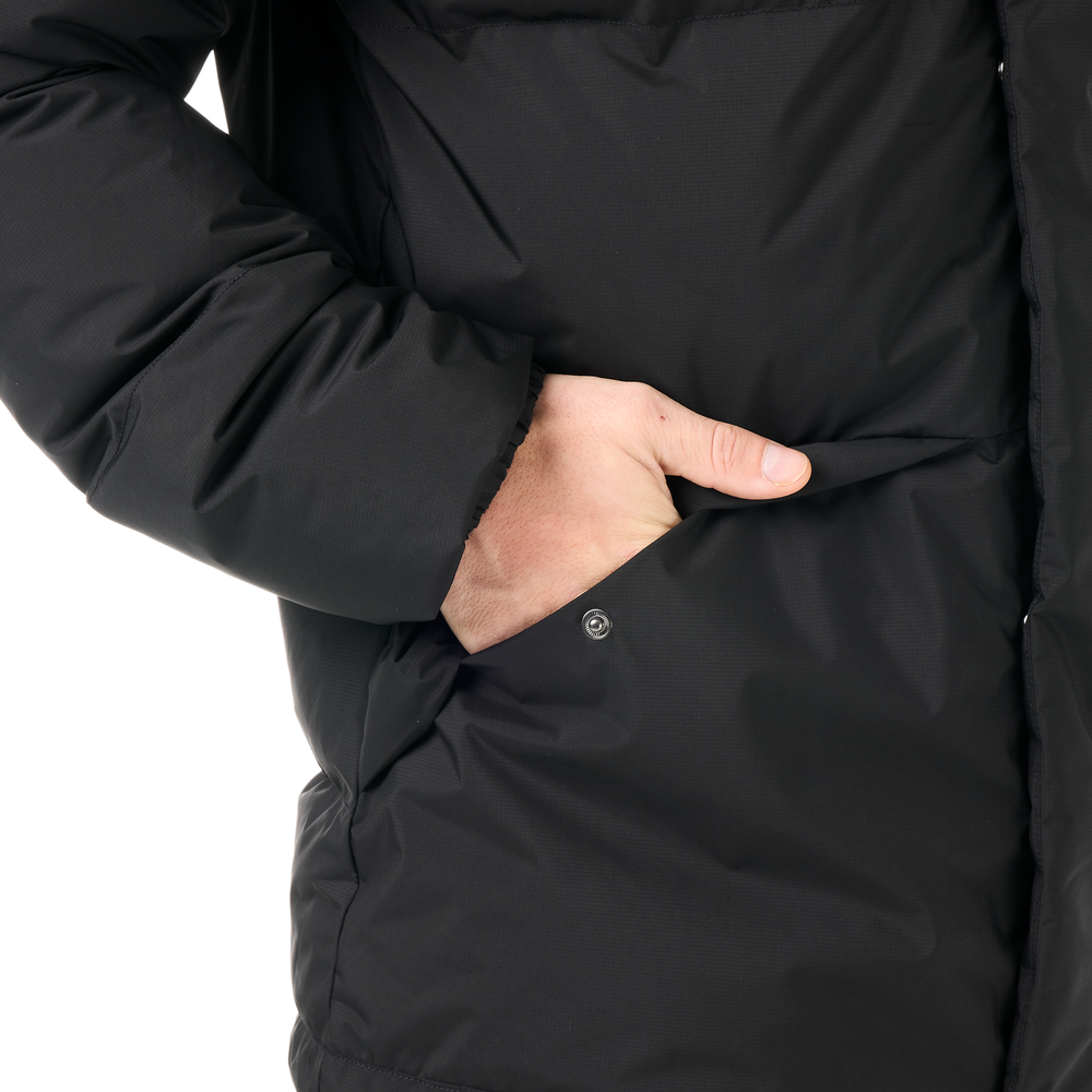 Hand pockets with snaps