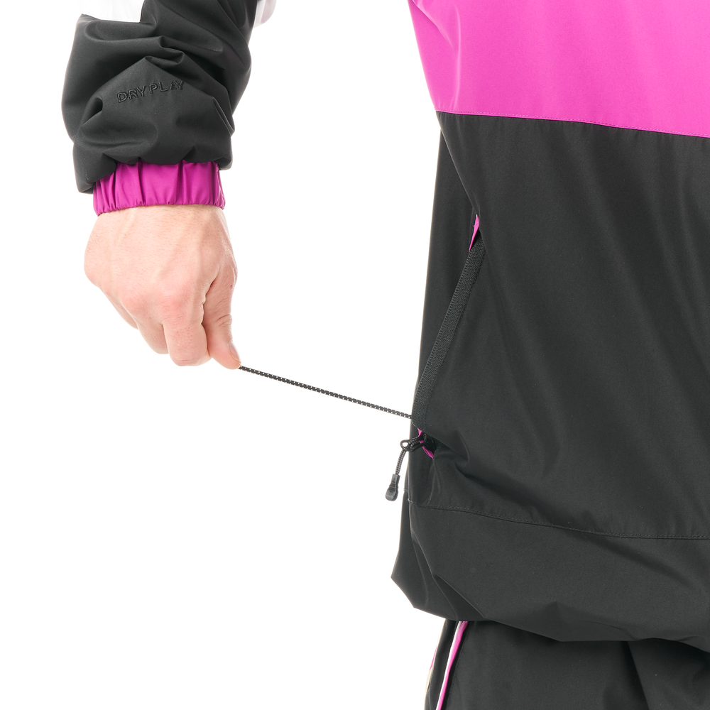 Ourlet ajustable avec cordon de serrage