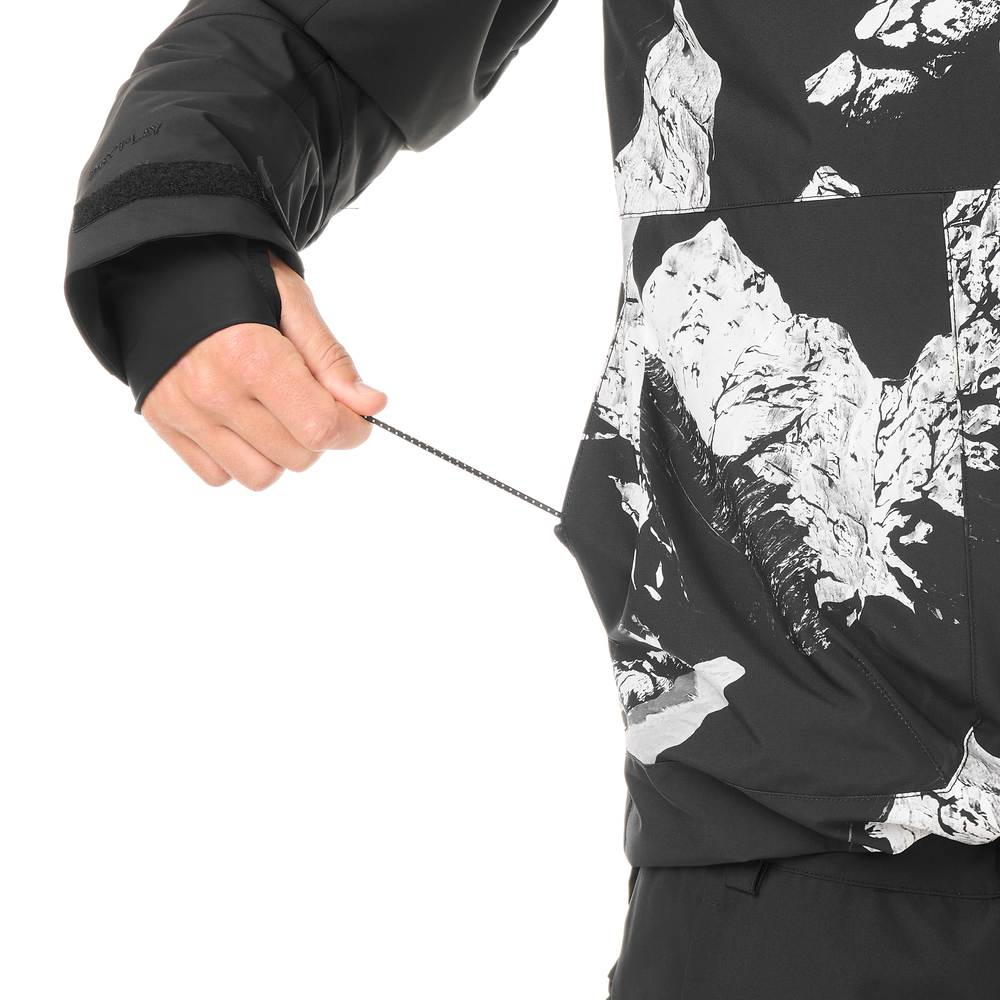 Ourlet ajustable avec cordon de serrage
