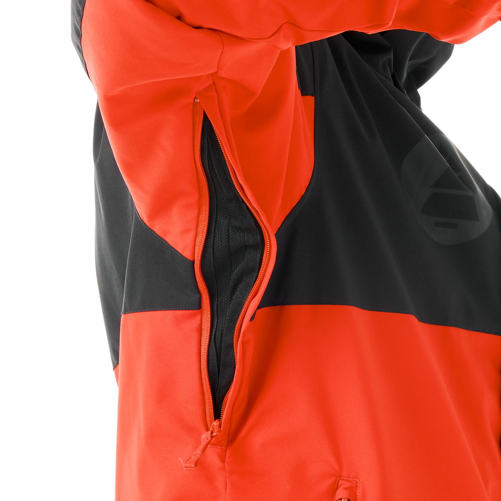 Pit zipped opennings