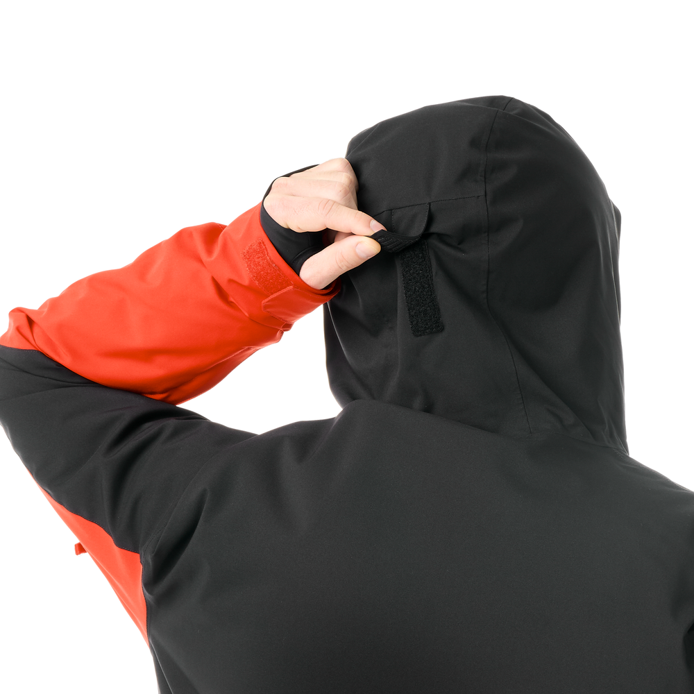 Ergonomic hood with single-point adjustment system
