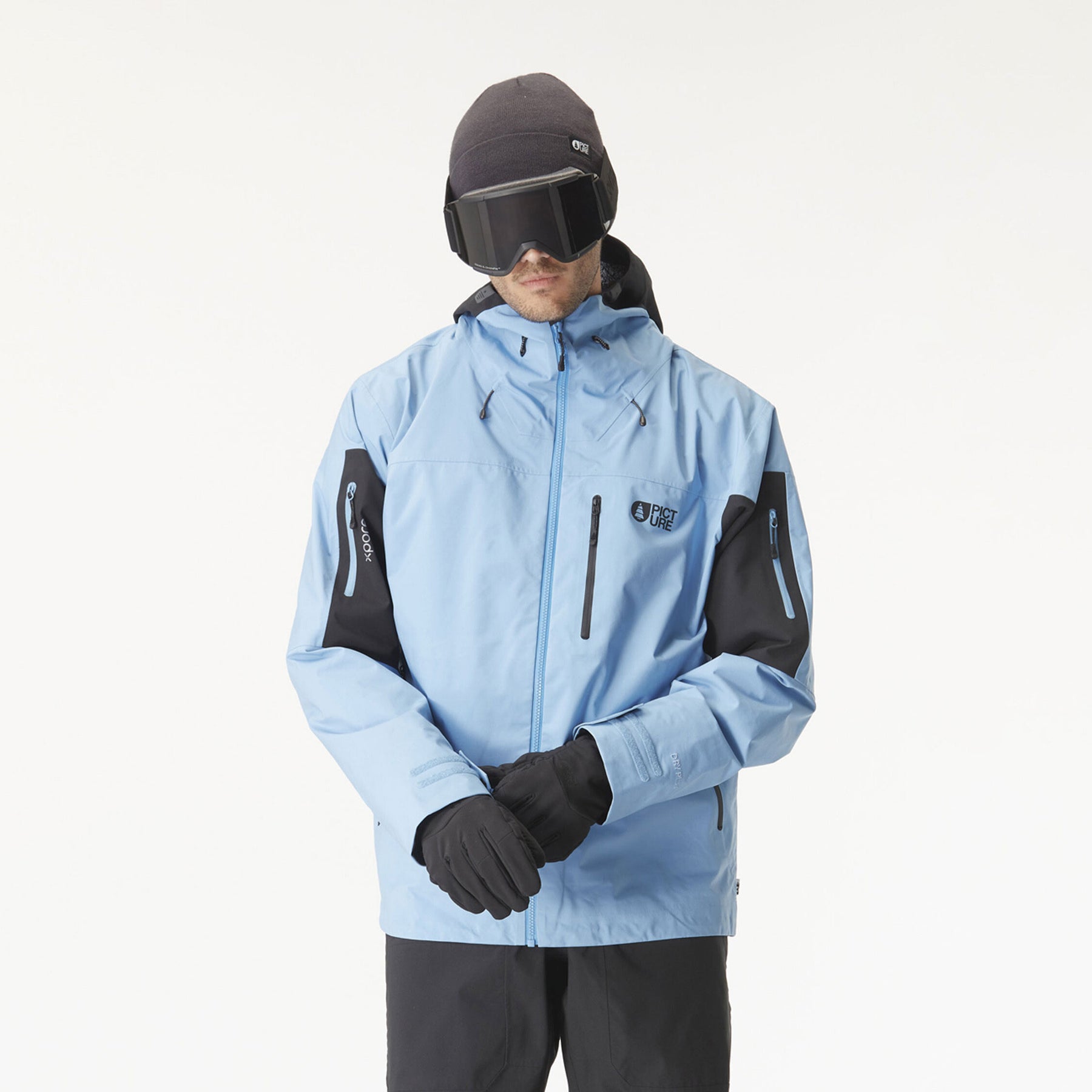 LASSEN 3L XPORE JKT __color:Allure_Blue-Black#0
