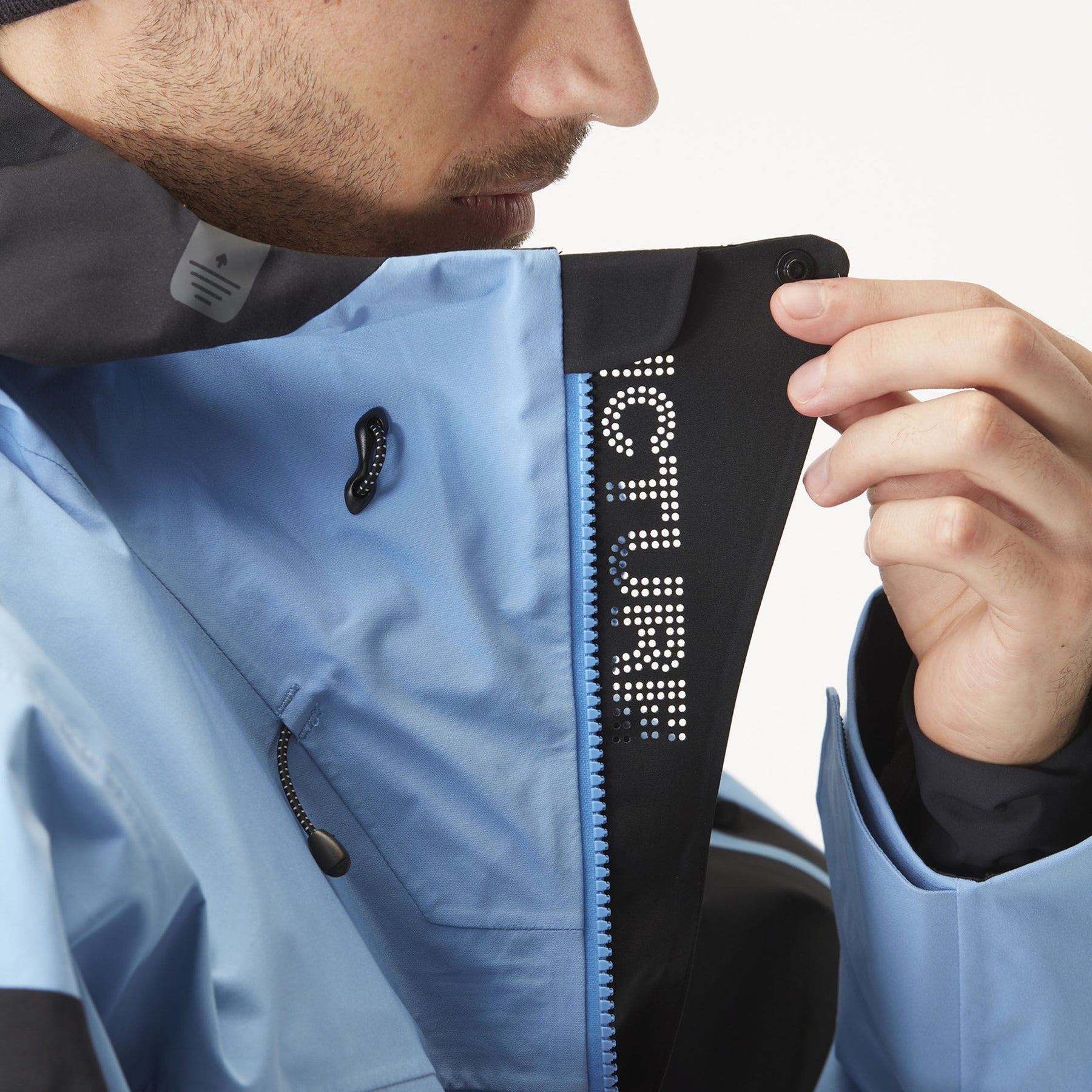 LASSEN 3L XPORE JKT __color:Allure_Blue-Black#7