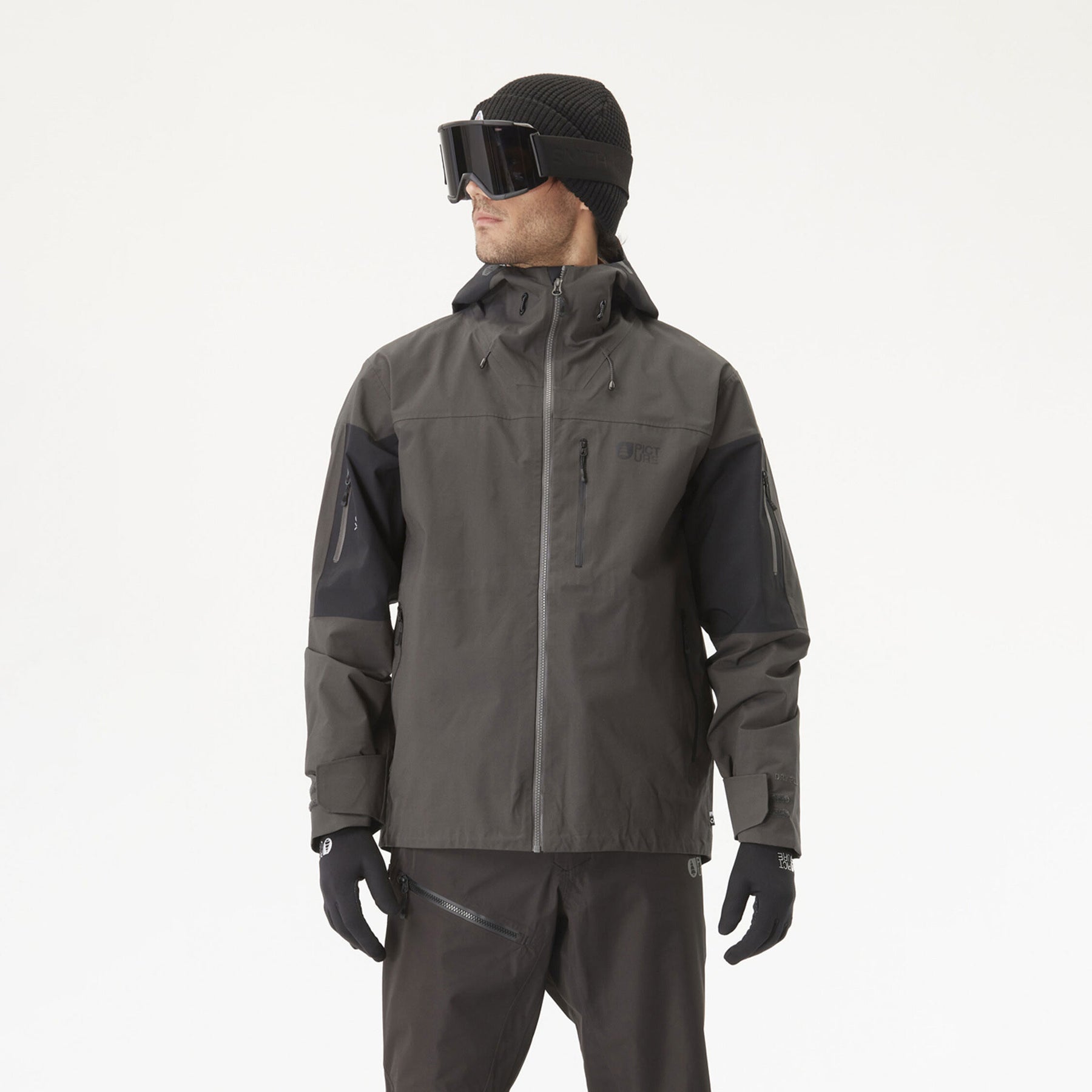 LASSEN 3L XPORE JKT __color:Raven_Grey-Black#14