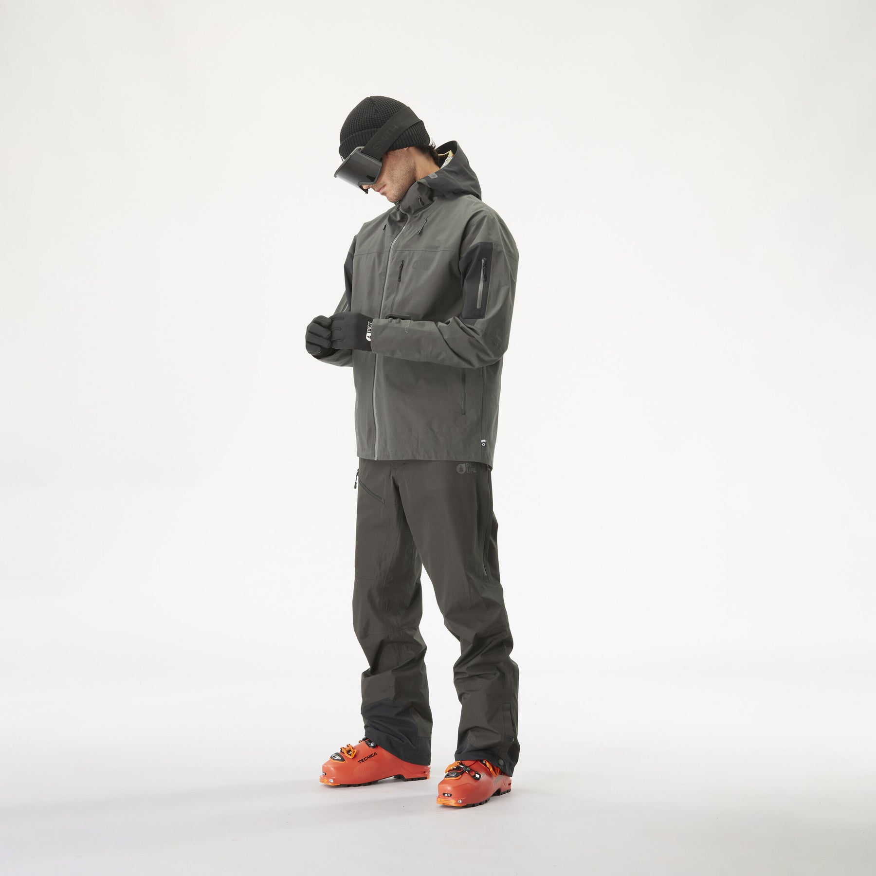 LASSEN 3L XPORE JKT __color:Raven_Grey-Black#19
