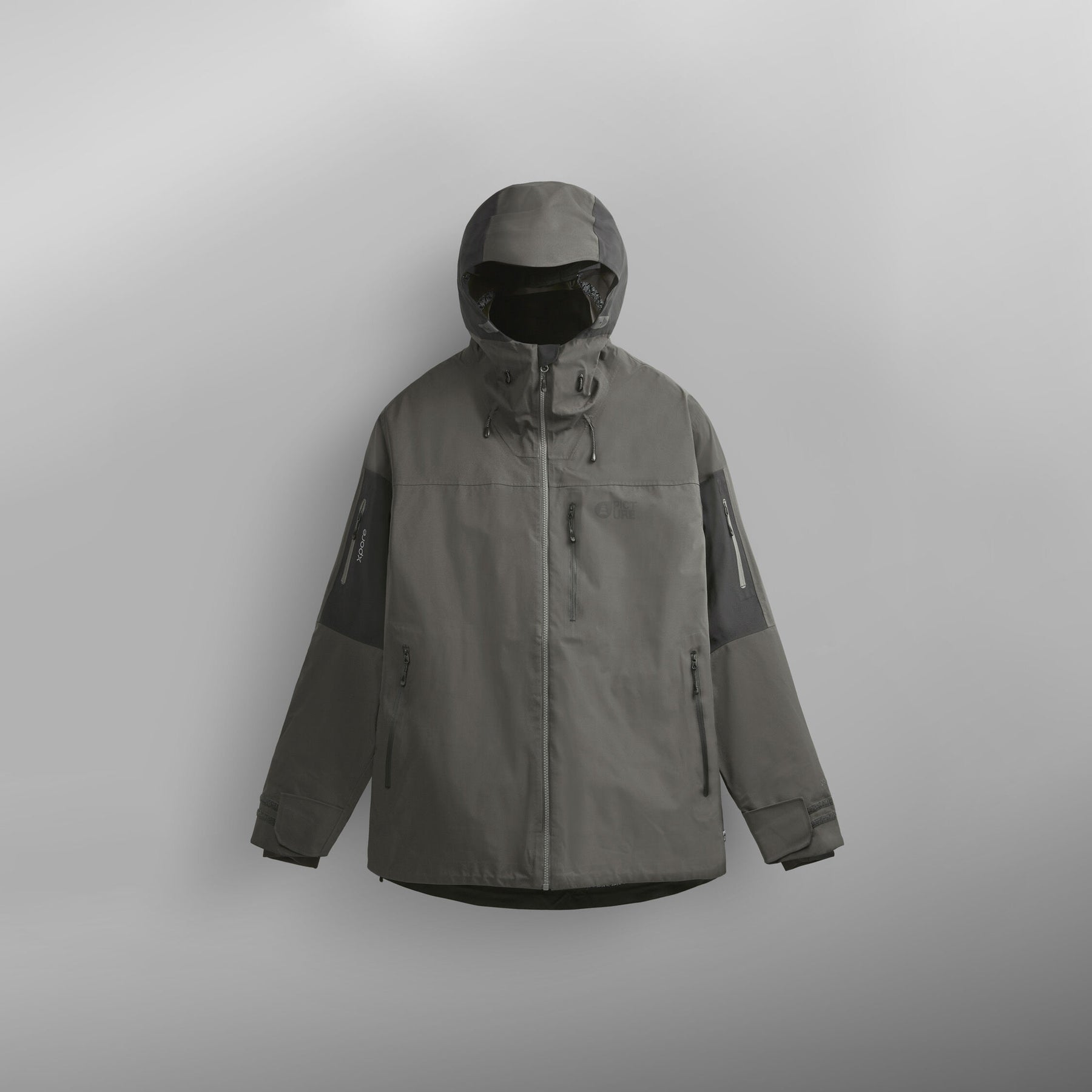 LASSEN 3L XPORE JKT __color:Raven_Grey-Black#15