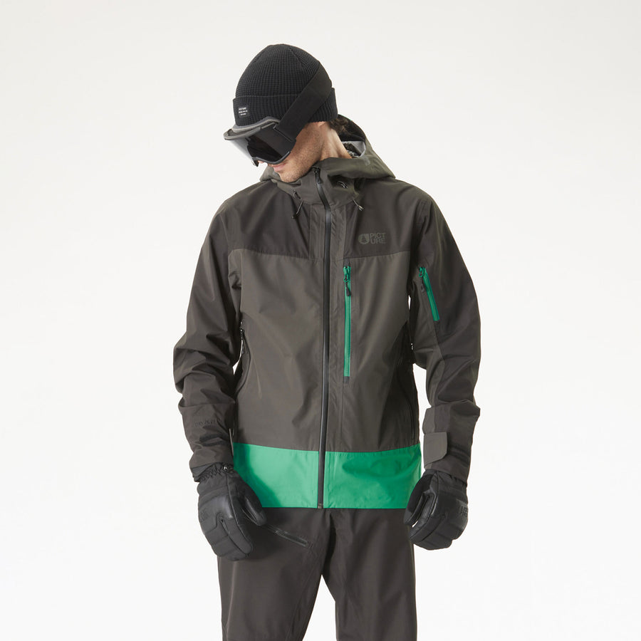 BROADER 3L JKT __color:Raven_Grey-Black#31
