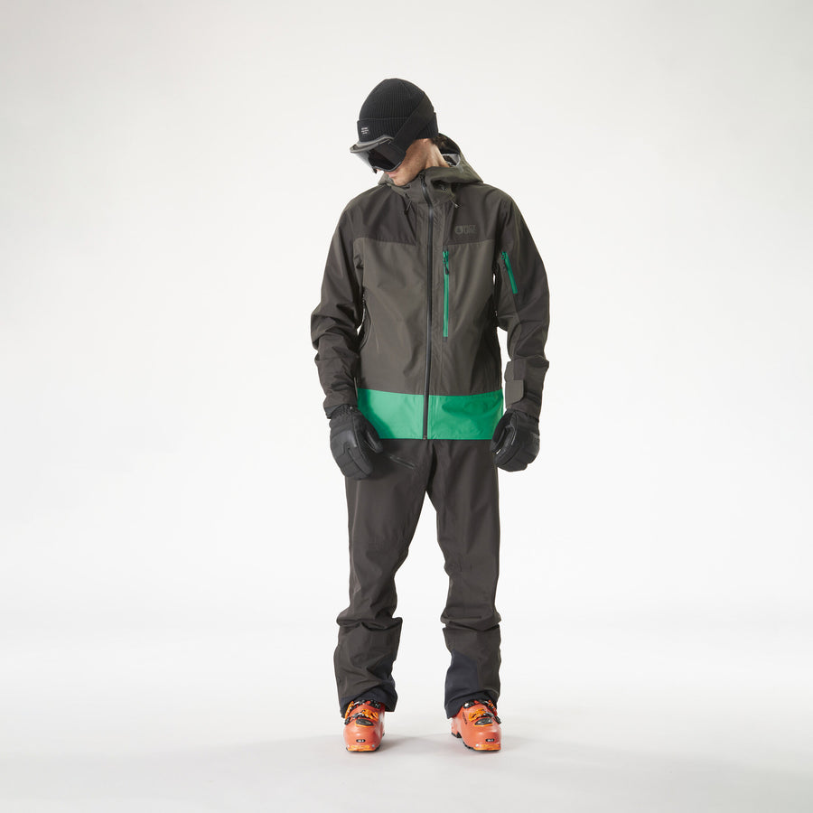 BROADER 3L JKT __color:Raven_Grey-Black#34