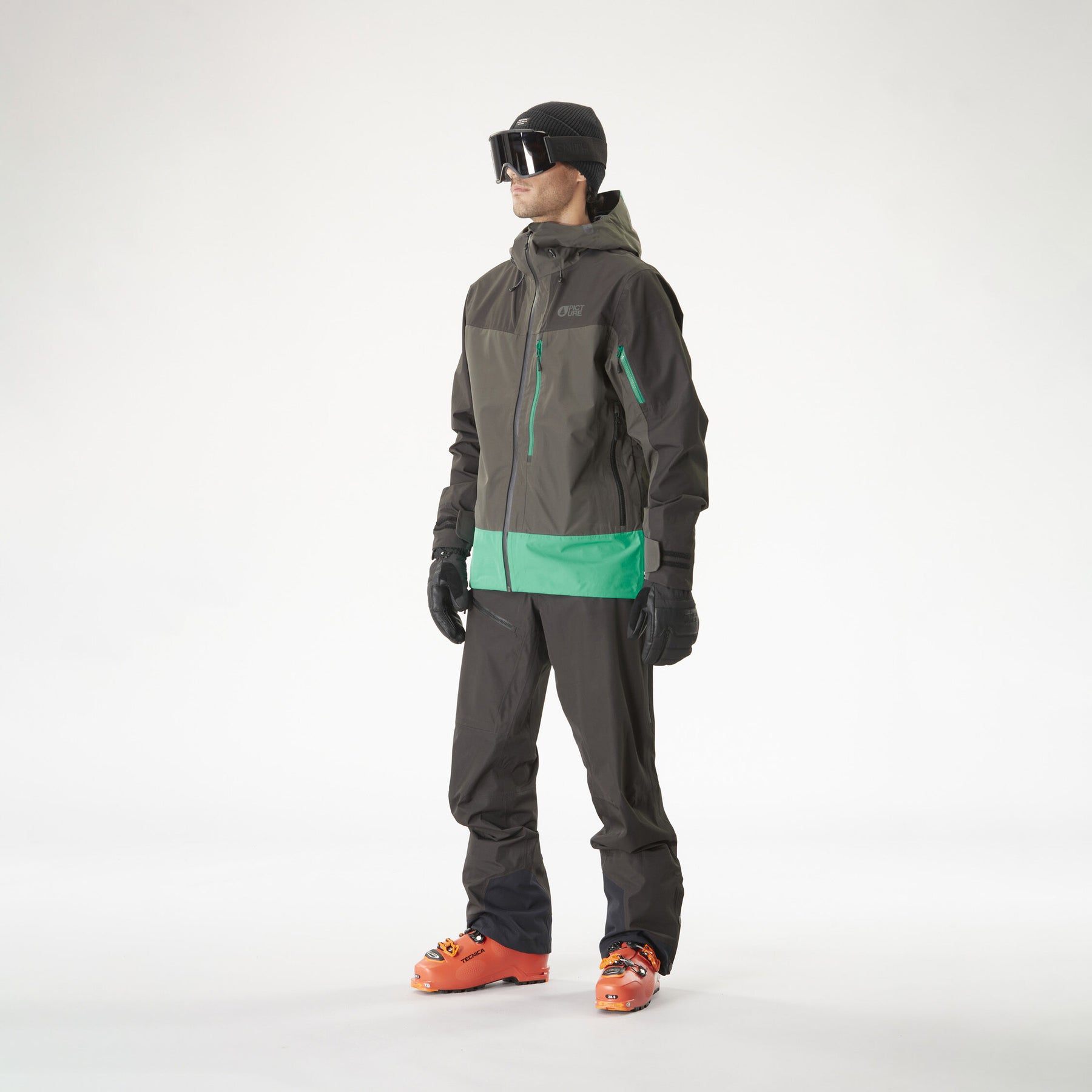 BROADER 3L JKT __color:Raven_Grey-Black#36
