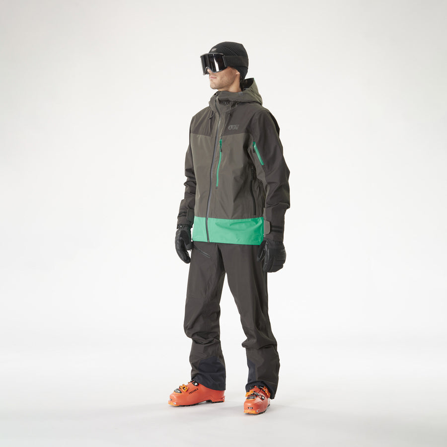BROADER 3L JKT __color:Raven_Grey-Black#36
