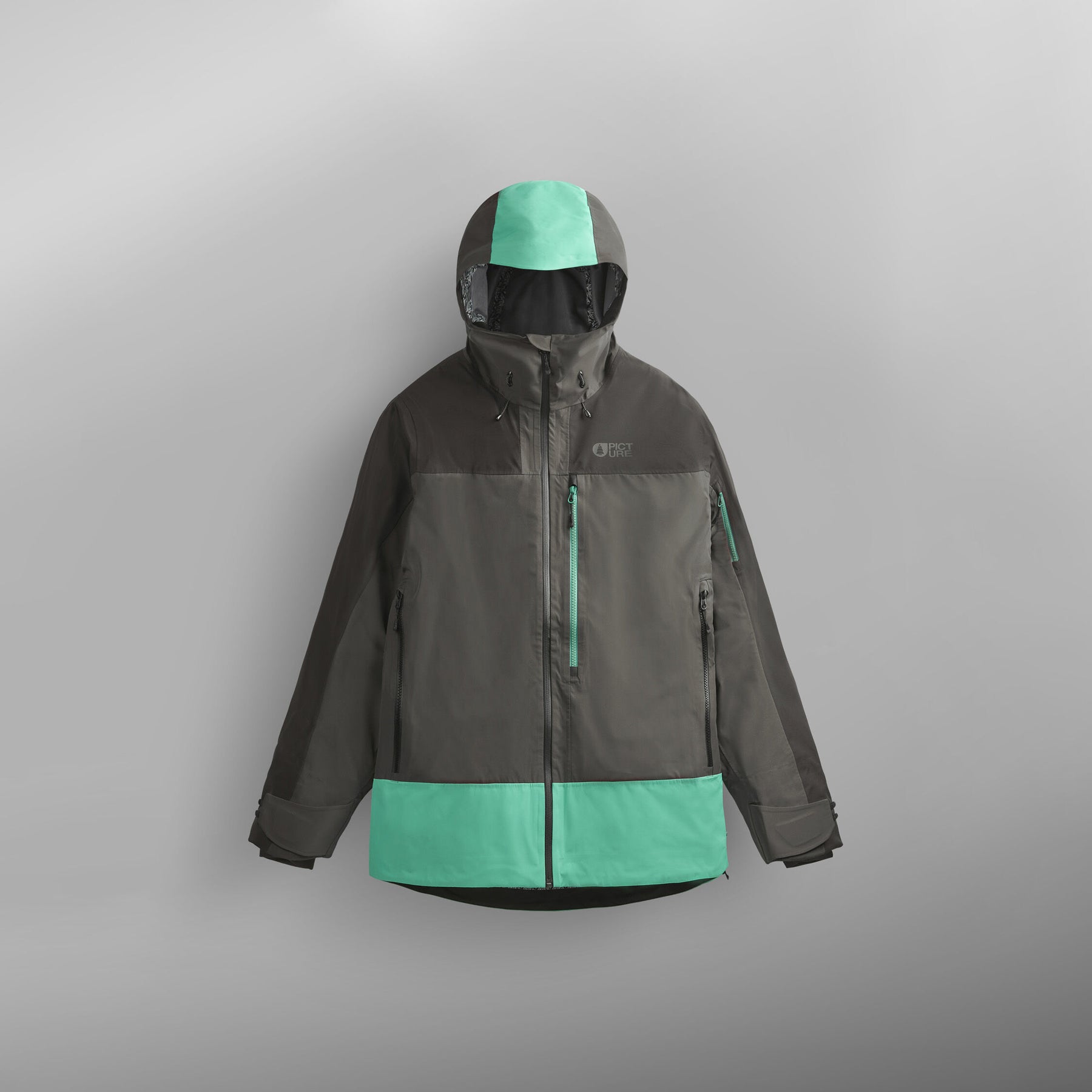 BROADER 3L JKT __color:Raven_Grey-Black#32
