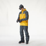 BROADER 3L JKT __color:Camel-Dark_Blue#5