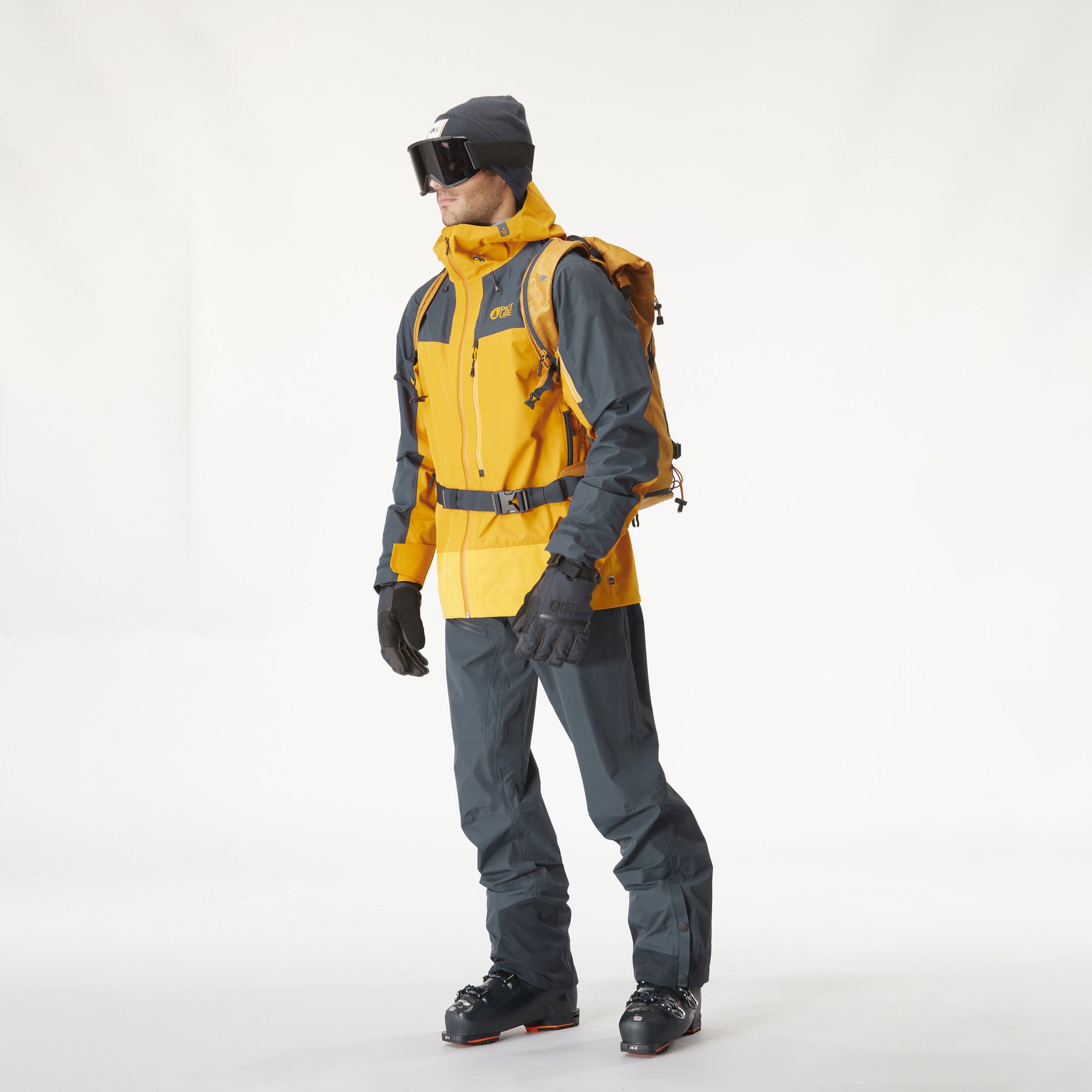 BROADER 3L JKT __color:Camel-Dark_Blue#7
