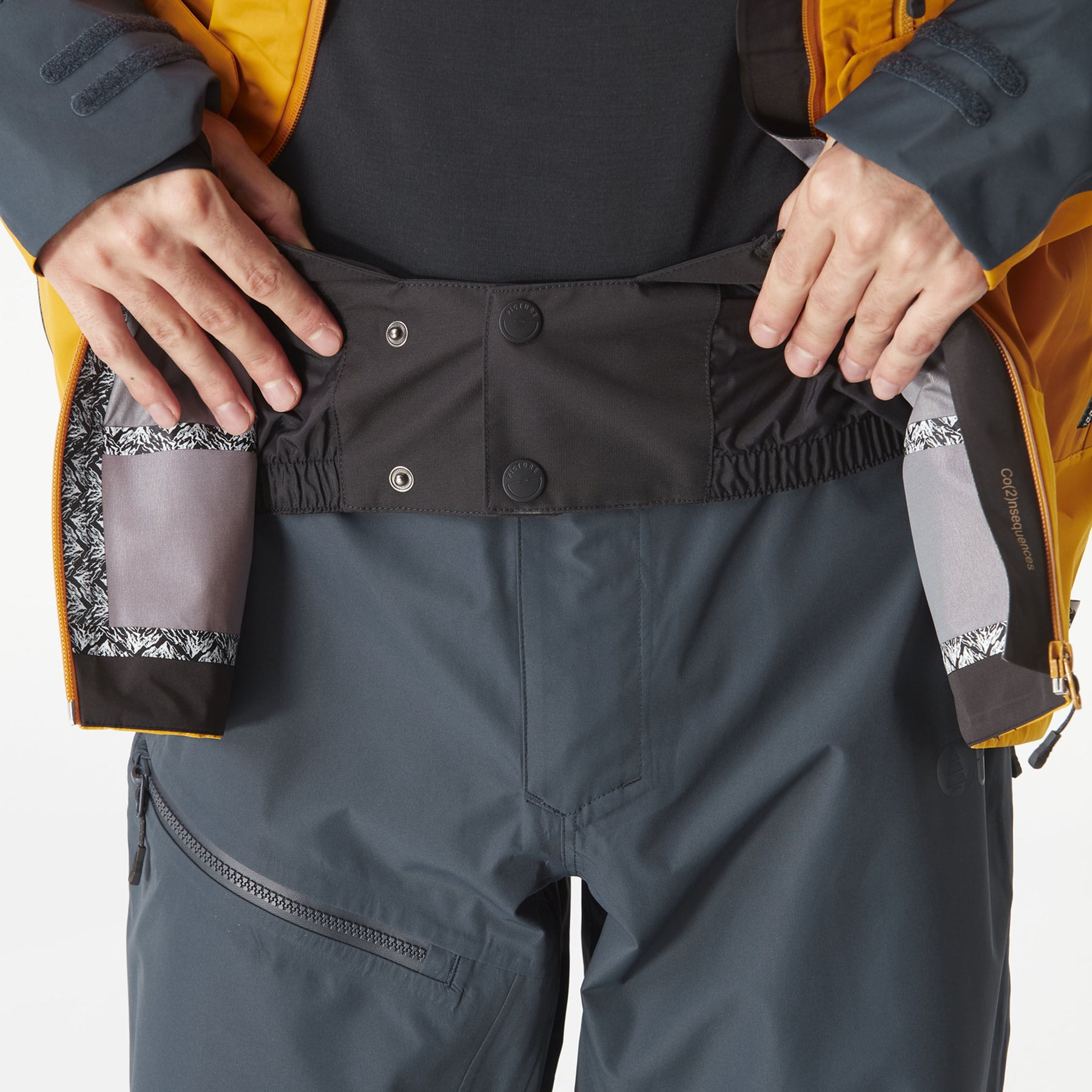 BROADER 3L JKT __color:Camel-Dark_Blue#16