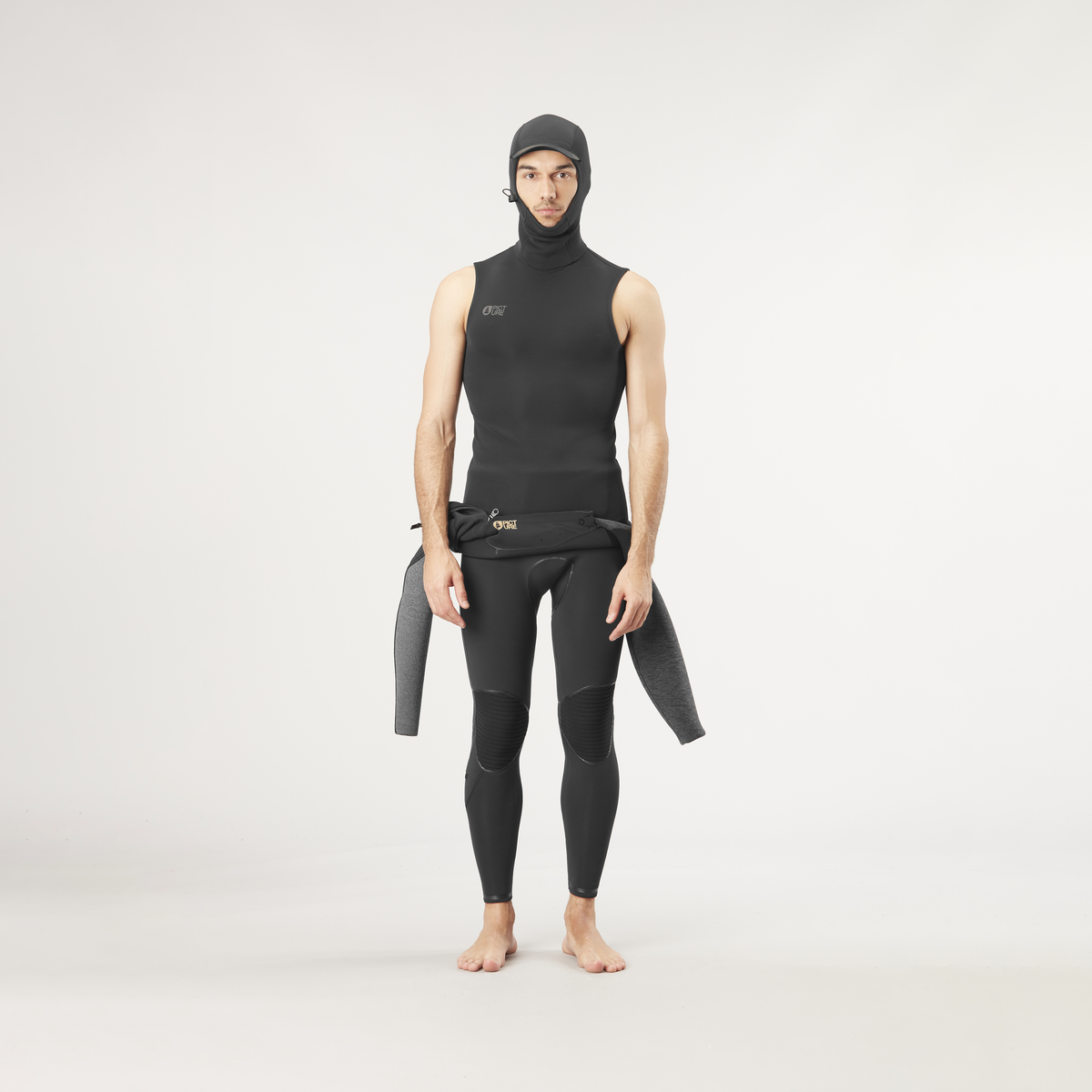 HOOD VEST 1.5MM __color:Black#1