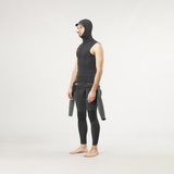 HOOD VEST 1.5MM __color:Black#3