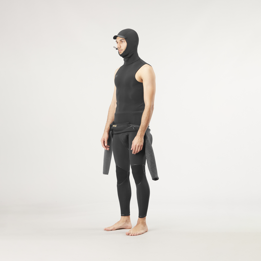 HOOD VEST 1.5MM __color:Black#3