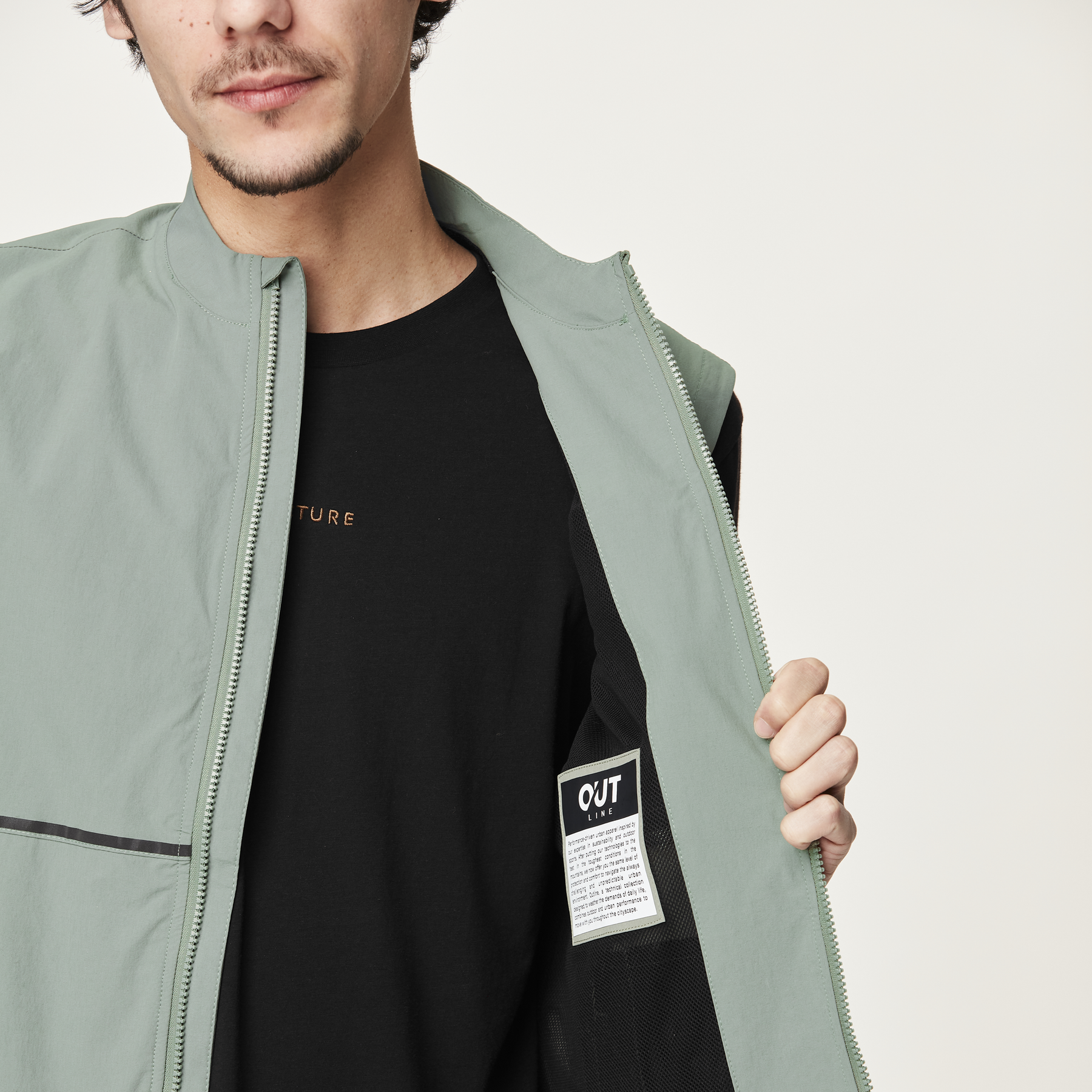 SOZON VEST __color:Green_Spray#6