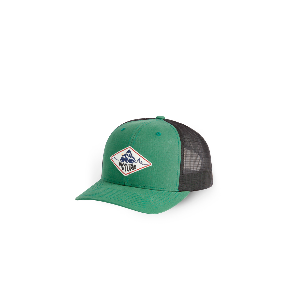 ZEPHYR TRUCKER CAP __color:Smoke_Pine#8