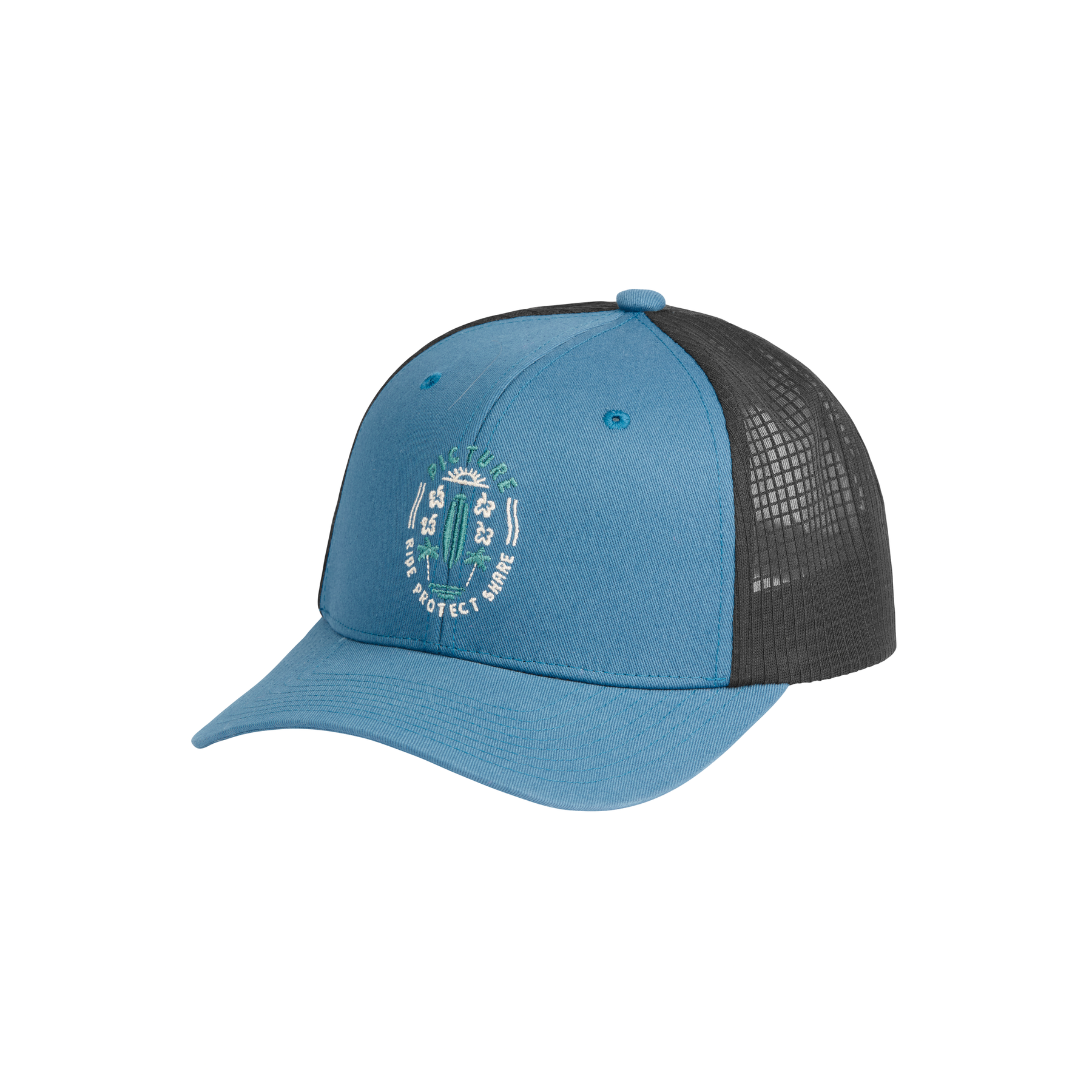 ZEPHYR TRUCKER CAP __color:Serenity_Blue#4