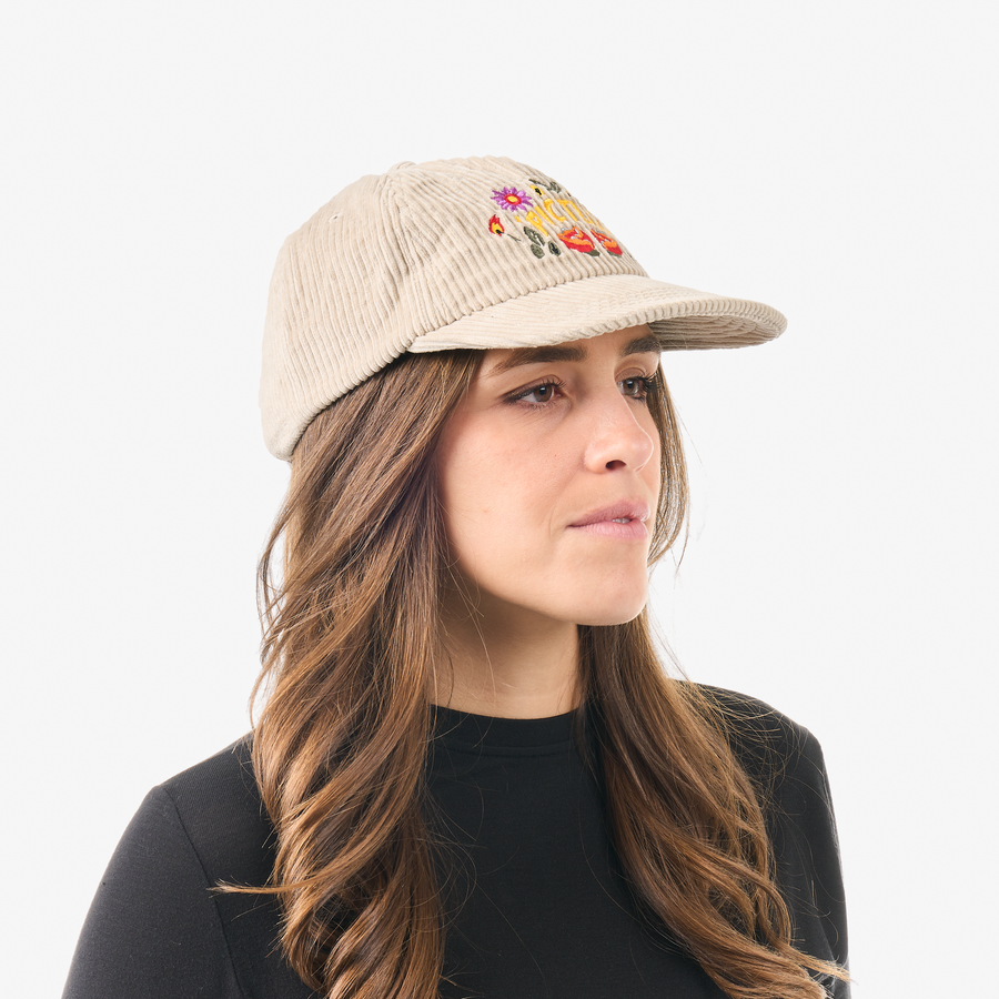 Casquette en velours côtelé BUBBLE