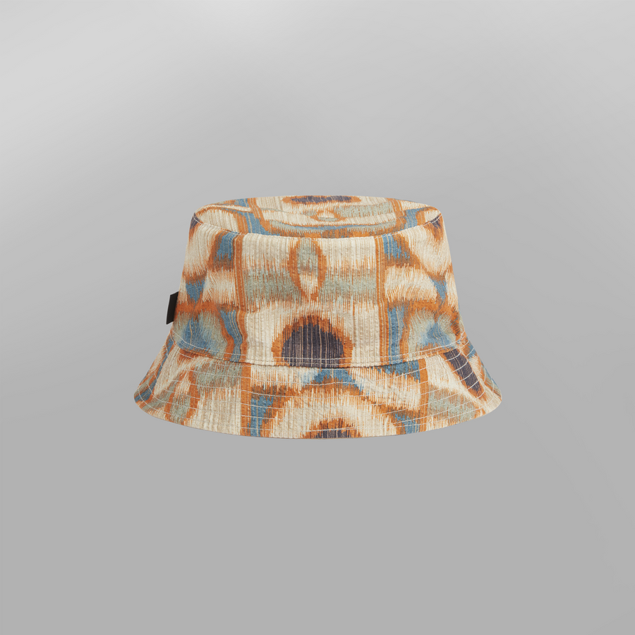 OKORI 2in1 BUCKET HAT __color:Dark_Stone_Tiki_Print#7