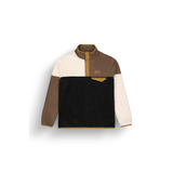 ARCCA 1/4 FLEECE __color:Black_Vanilla_Cocoa_Br#5