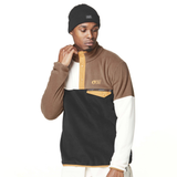 ARCCA 1/4 FLEECE __color:Black_Vanilla_Cocoa_Br#3