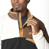 ARCCA 1/4 FLEECE __color:Black_Vanilla_Cocoa_Br#4