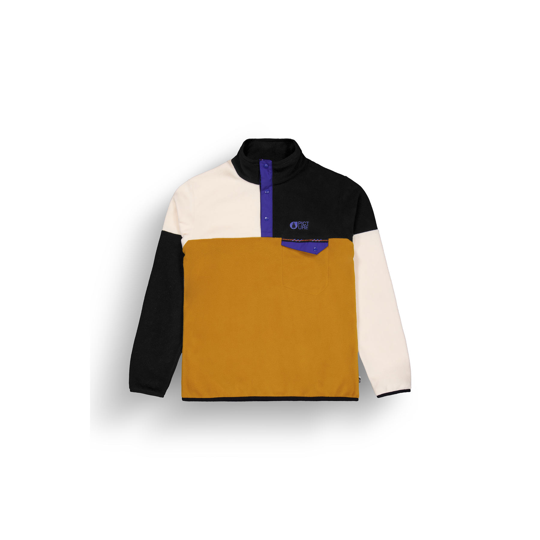 ARCCA 1/4 FLEECE __color:Honey_Vanilla_Black#26