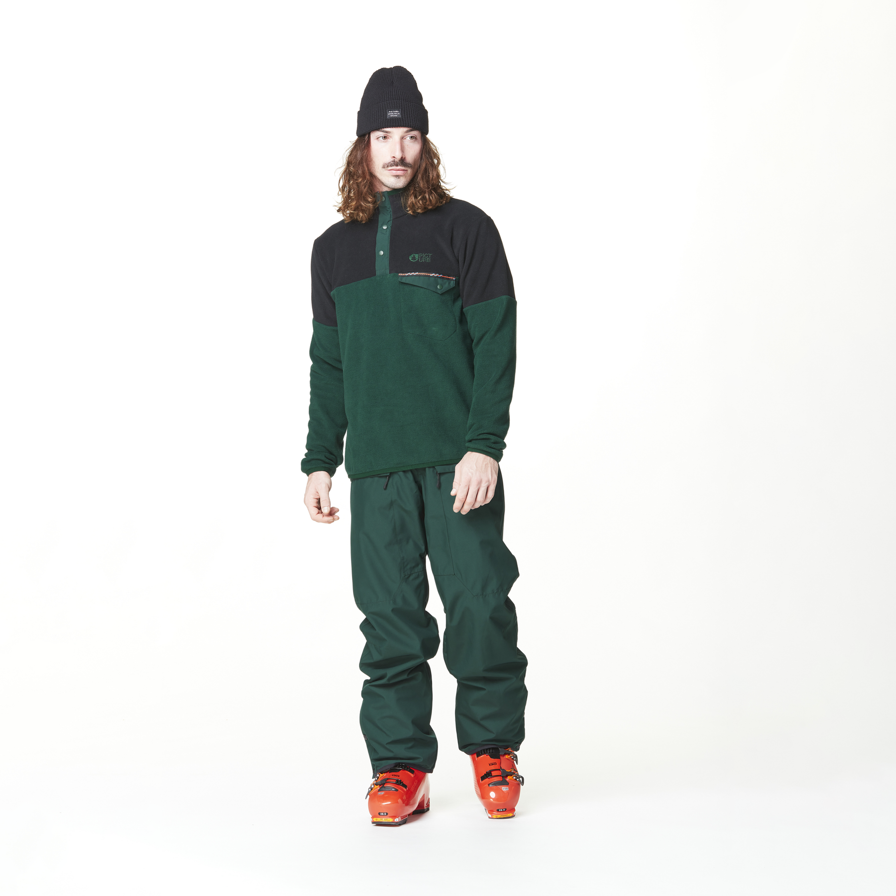 ARCCA 1/4 FLEECE __color:Ponderosa_Pine_Black#28