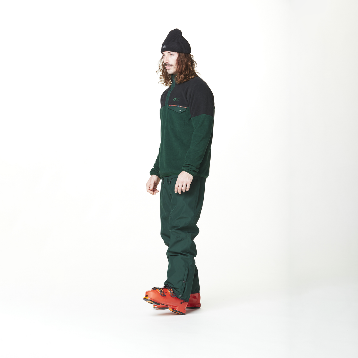ARCCA 1/4 FLEECE __color:Ponderosa_Pine_Black#30