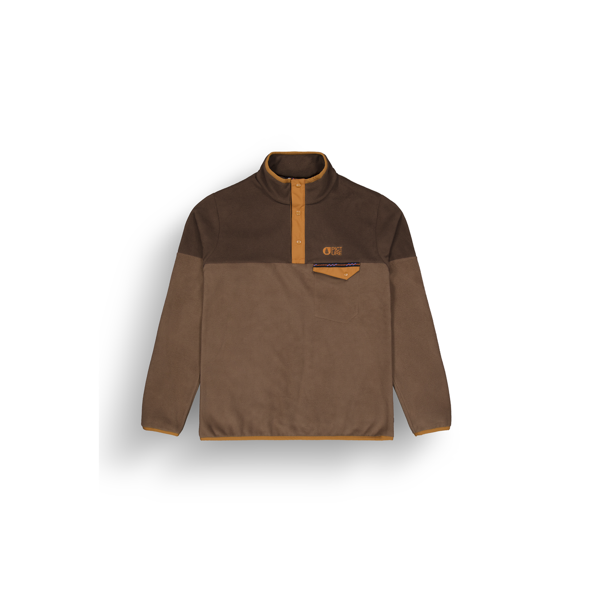 ARCCA 1/4 FLEECE __color:Cocoa_Brown_Chicory_Cof#12