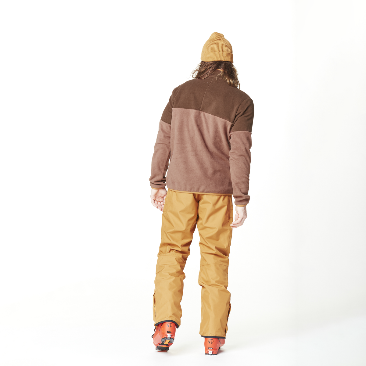 ARCCA 1/4 FLEECE __color:Cocoa_Brown_Chicory_Cof#9