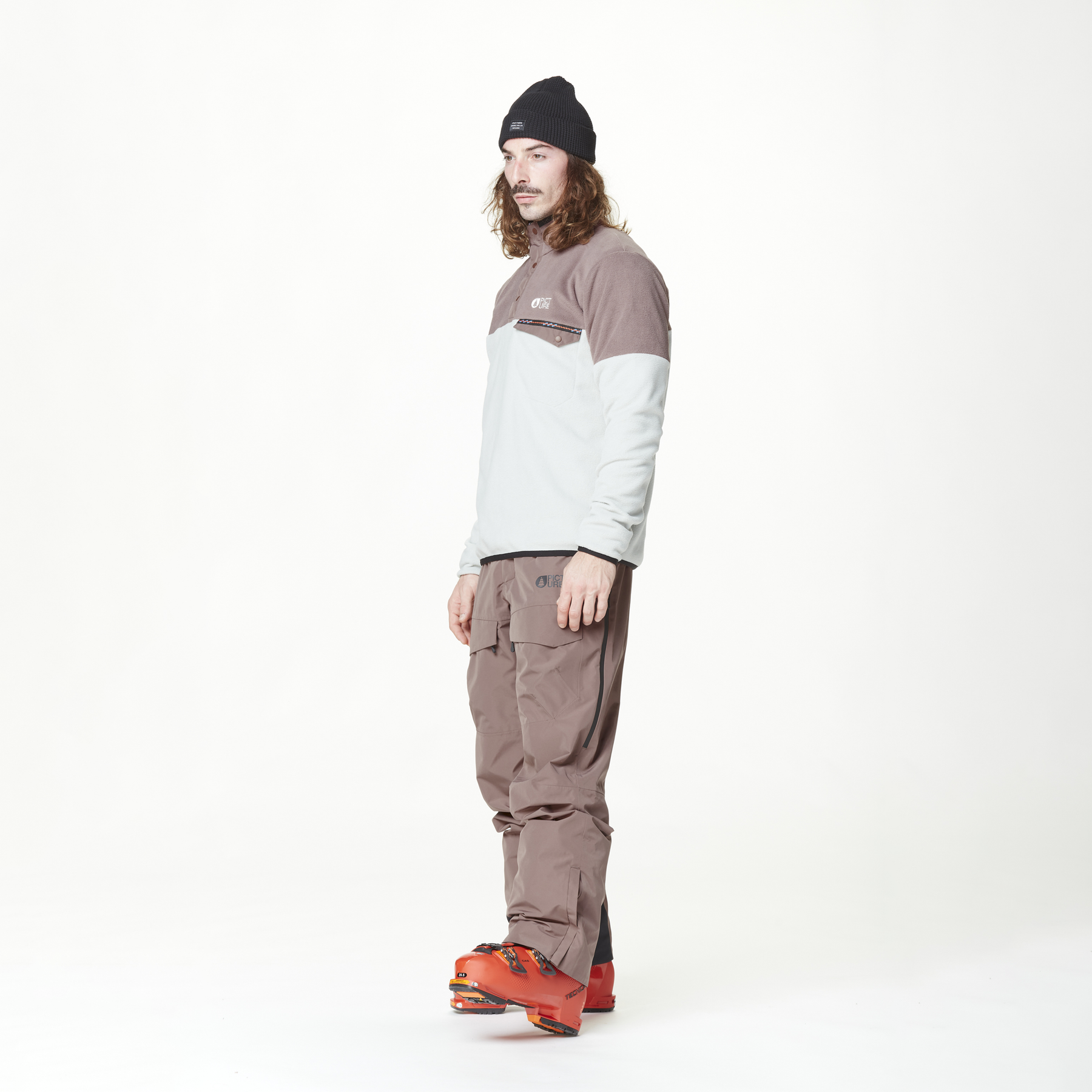 ARCCA 1/4 FLEECE __color:Deep_Taupe_Pigeon#16