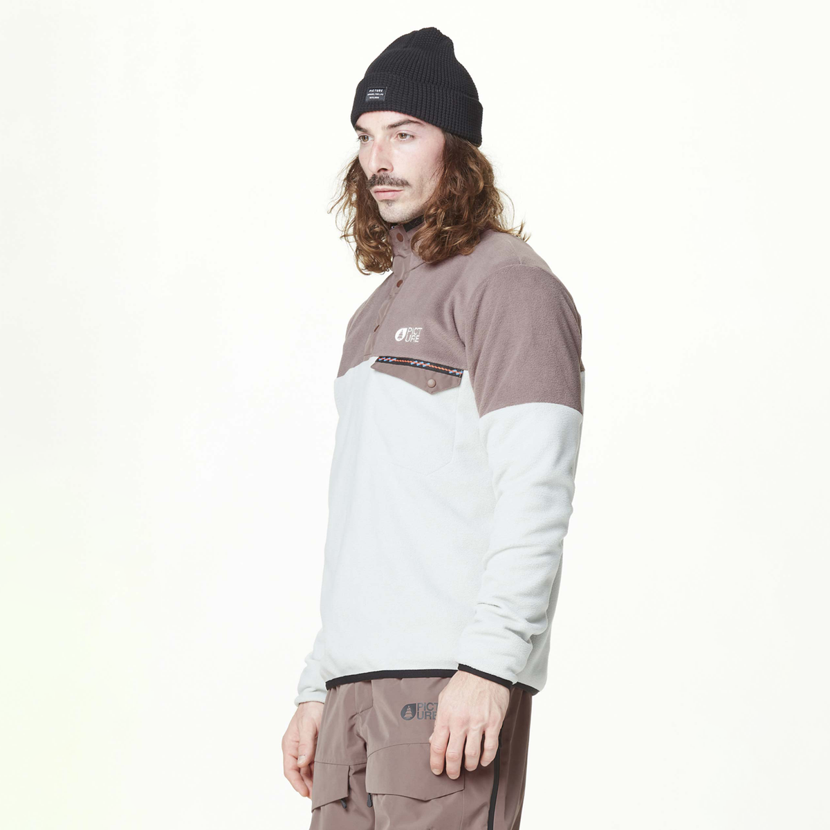 ARCCA 1/4 FLEECE __color:Deep_Taupe_Pigeon#17