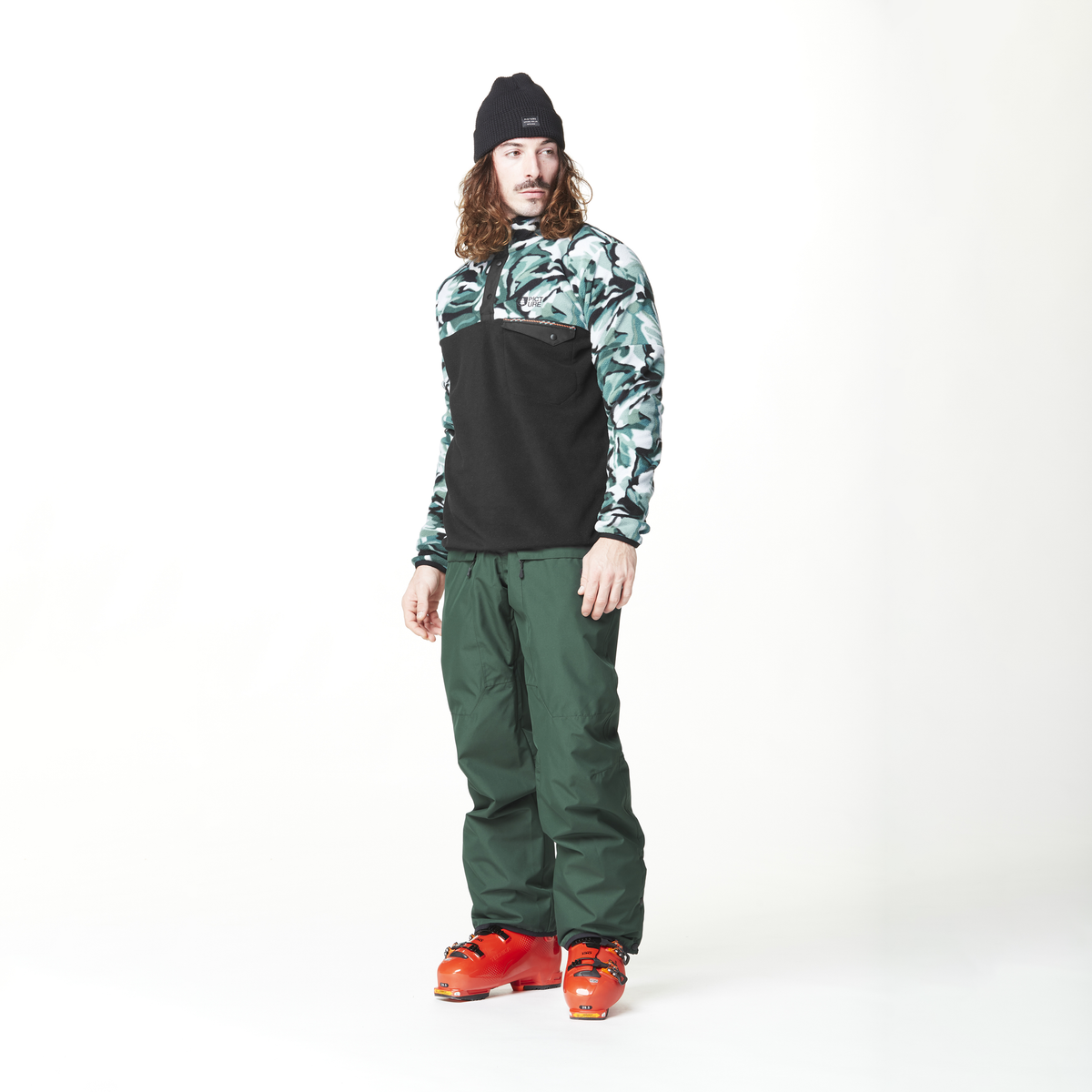 ARCCA 1/4 PRINTED FLEECE __color:Ponderosa_Pine_Peppup_P#1