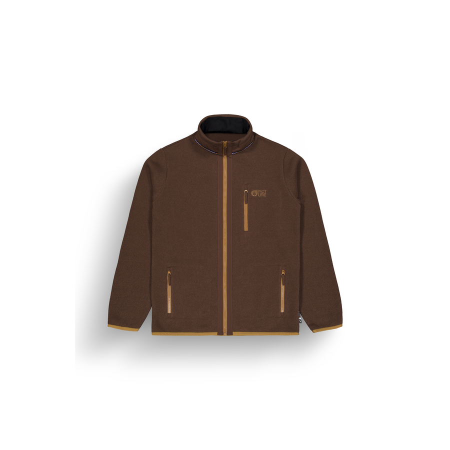 DAUWY FZ FLEECE __color:Chicory_Coffee#10