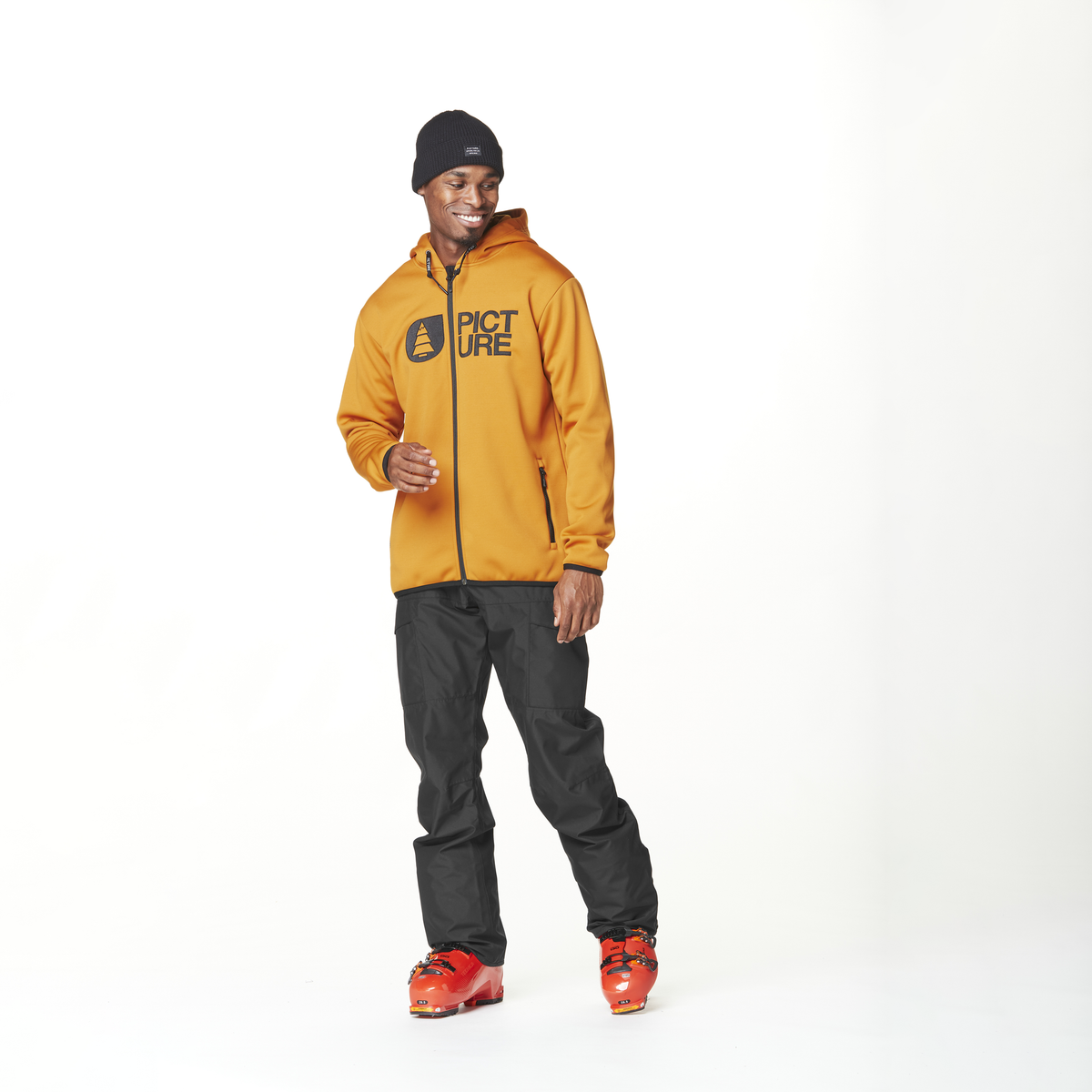 PARK ZIP TECH HOODIE __color:Honey#9