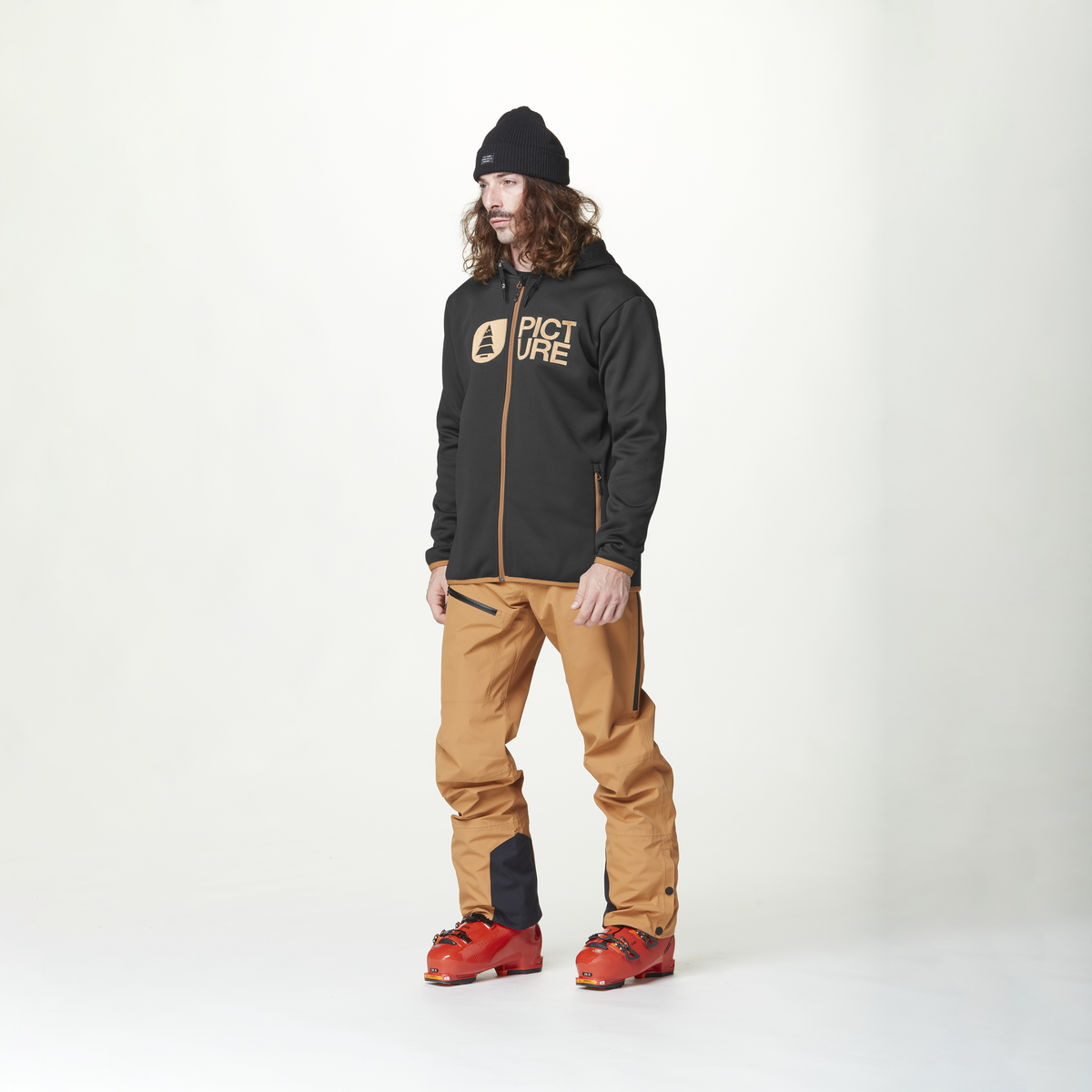 PARK ZIP TECH HOODIE __color:Black#3