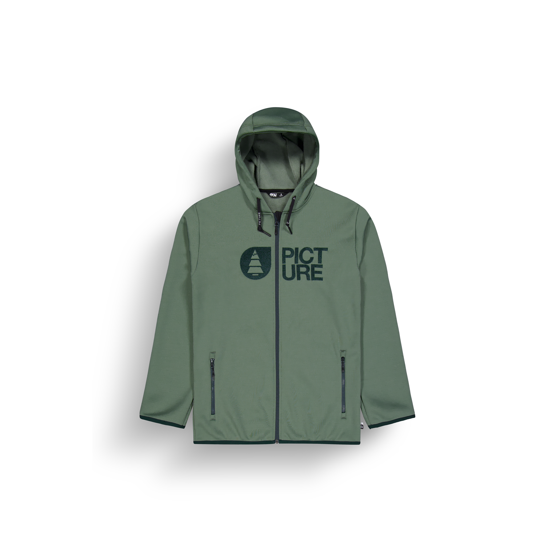 PARK ZIP TECH HOODIE __color:Laurel_Wreath#16