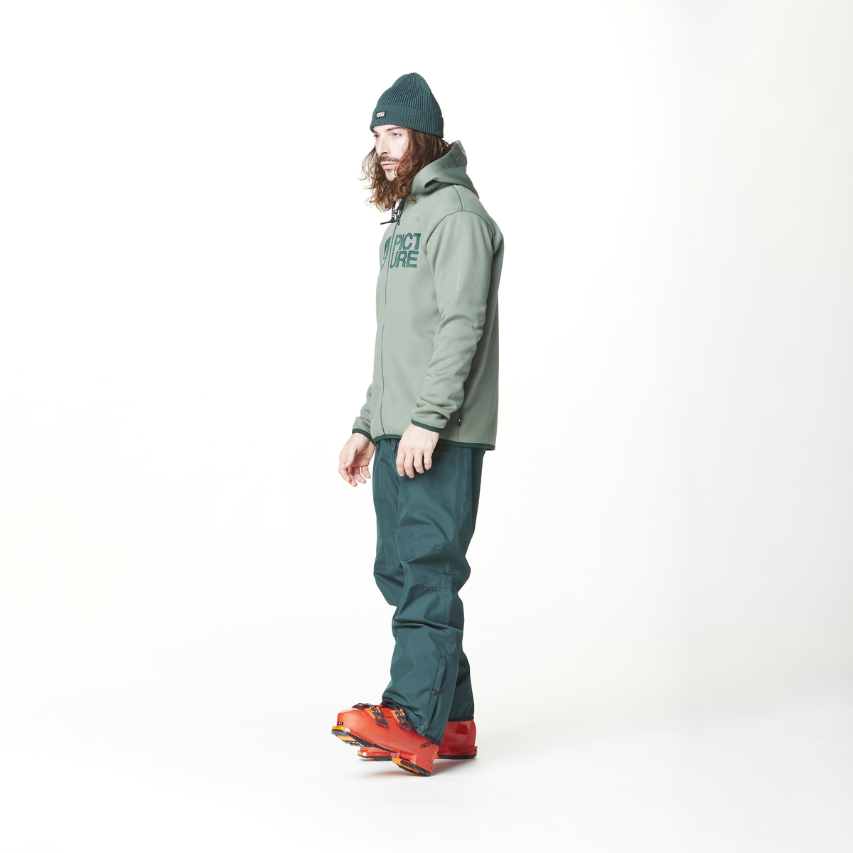 PARK ZIP TECH HOODIE __color:Laurel_Wreath#15