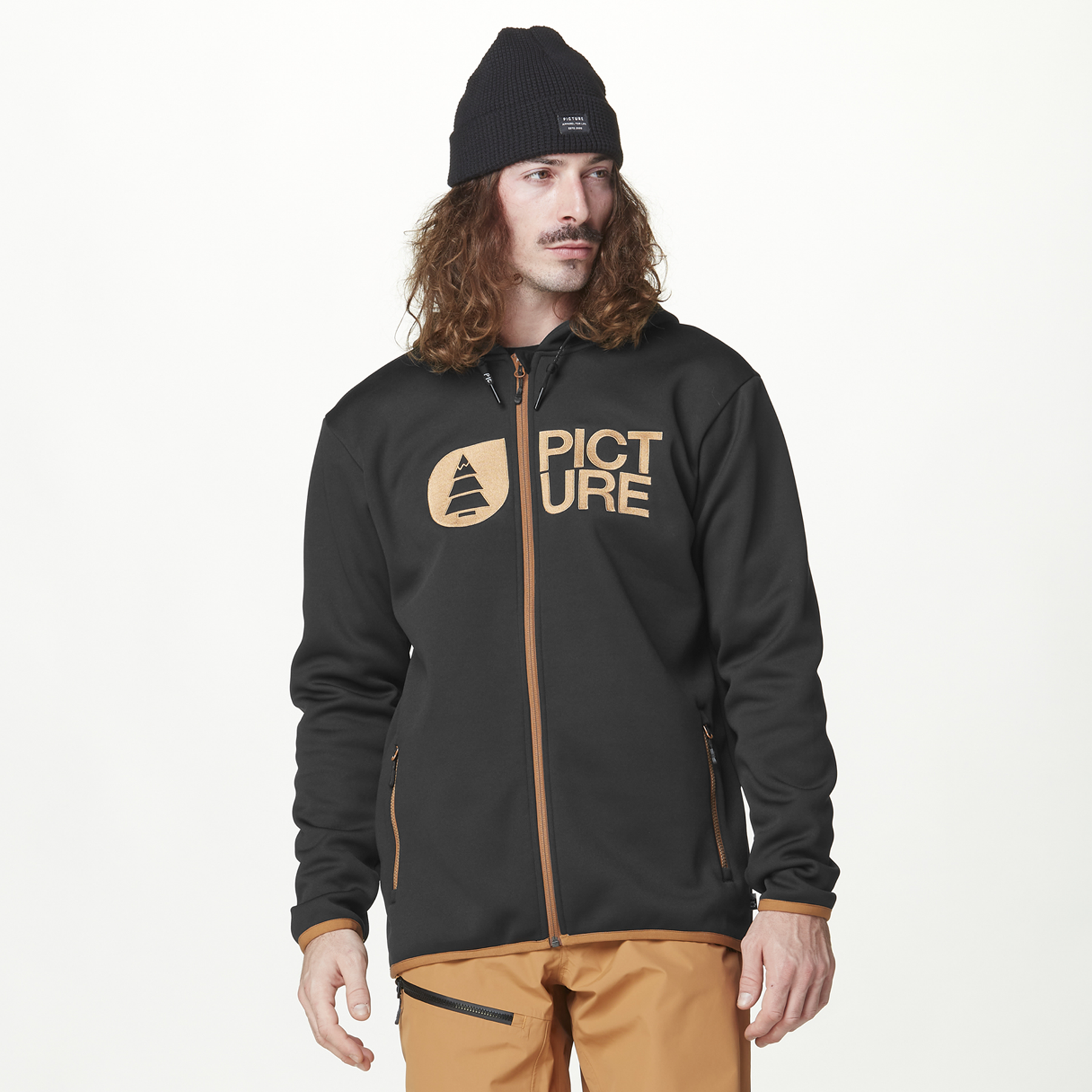 PARK ZIP TECH HOODIE __color:Black#0