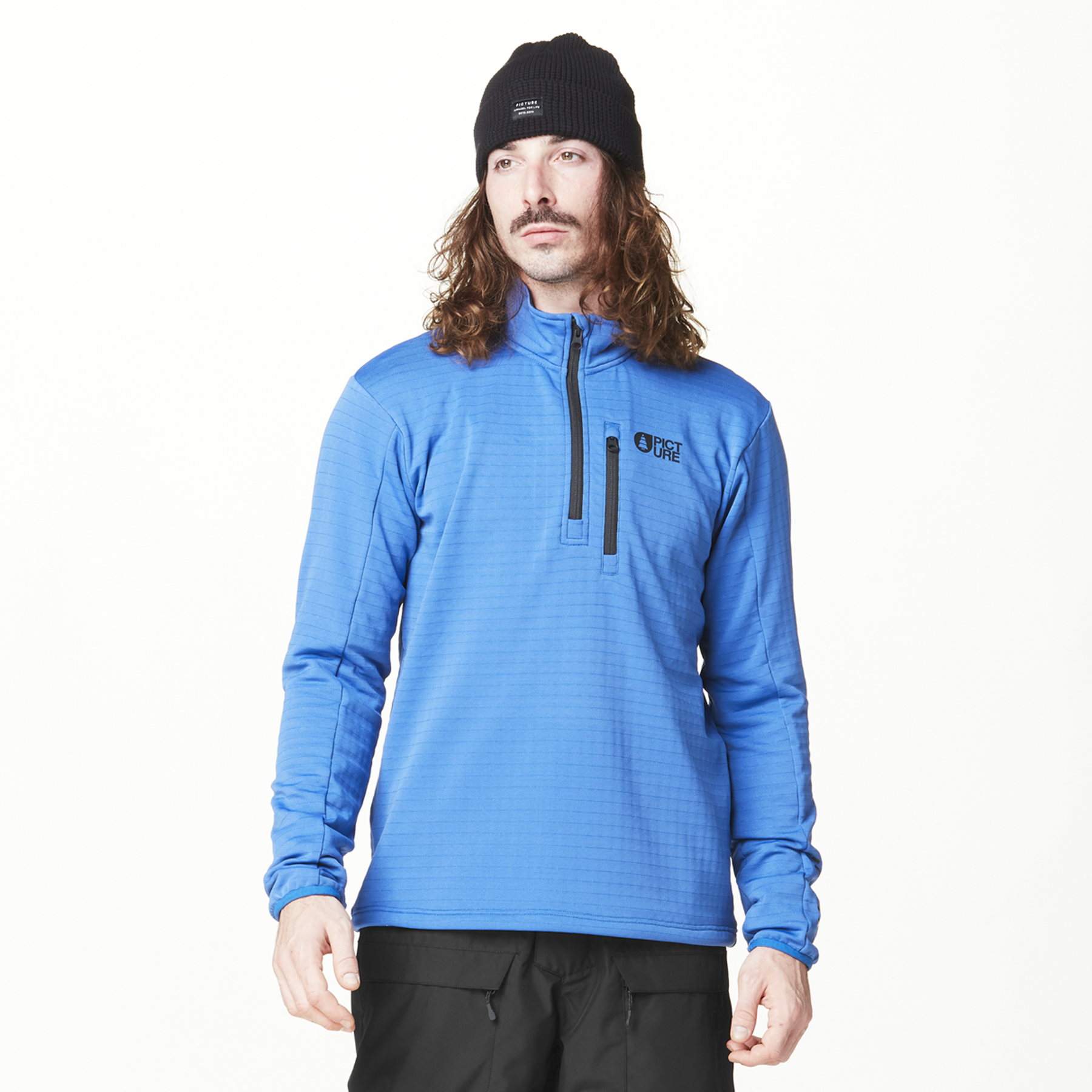 BAKE GRID 1/4 FLEECE __color:Deep_Ultramarine#16