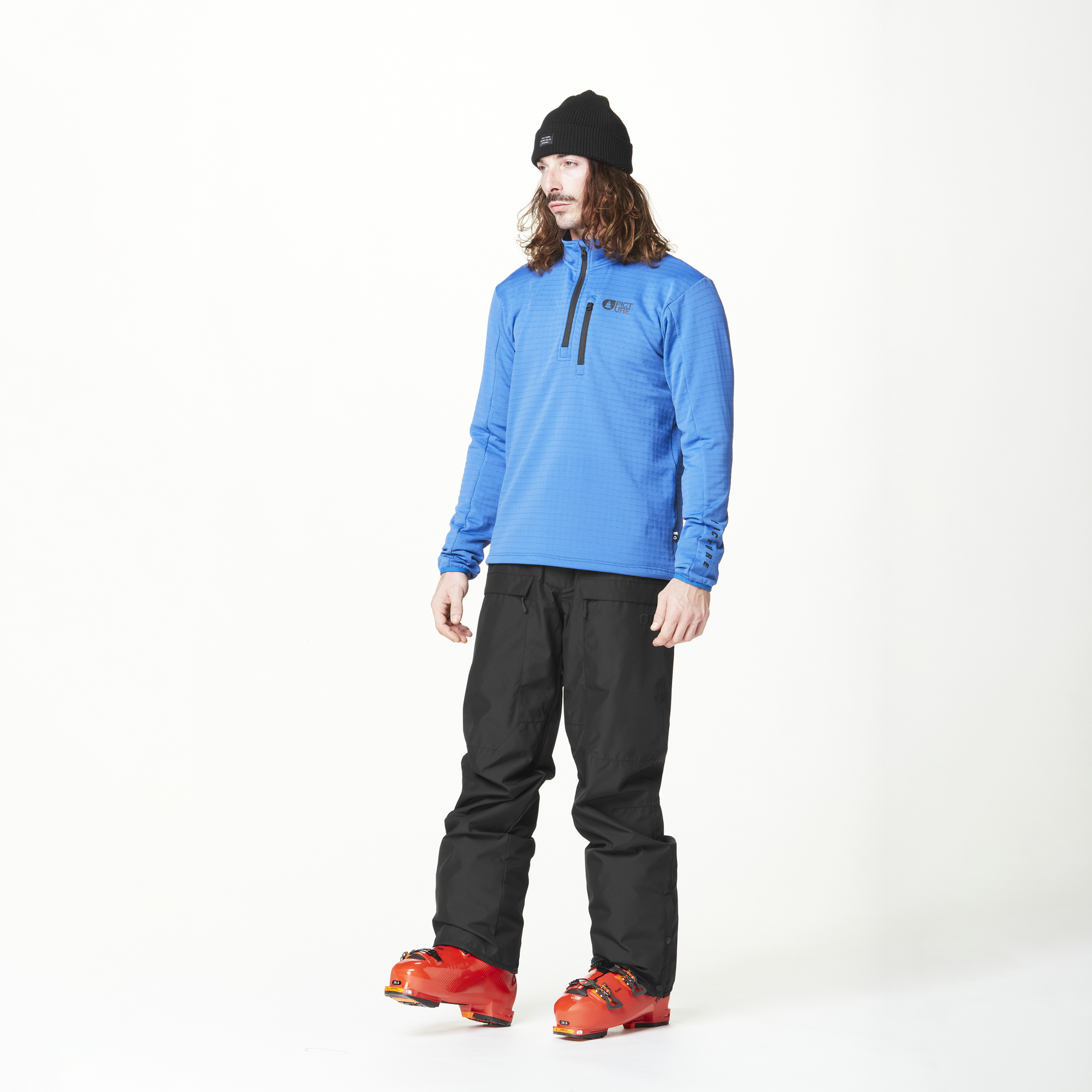 BAKE GRID 1/4 FLEECE __color:Deep_Ultramarine#14
