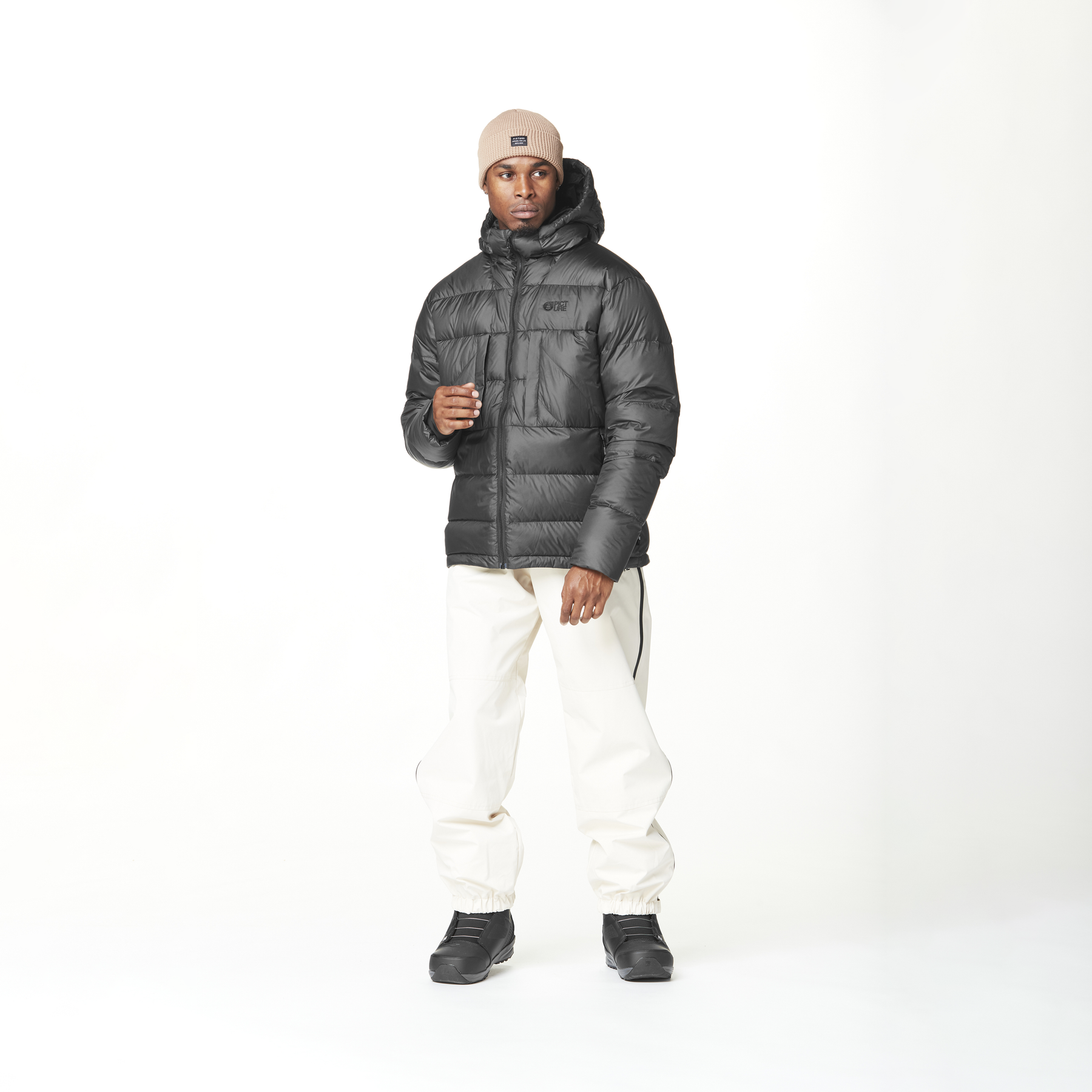 HI PUFF DOWN JKT __color:Black#1